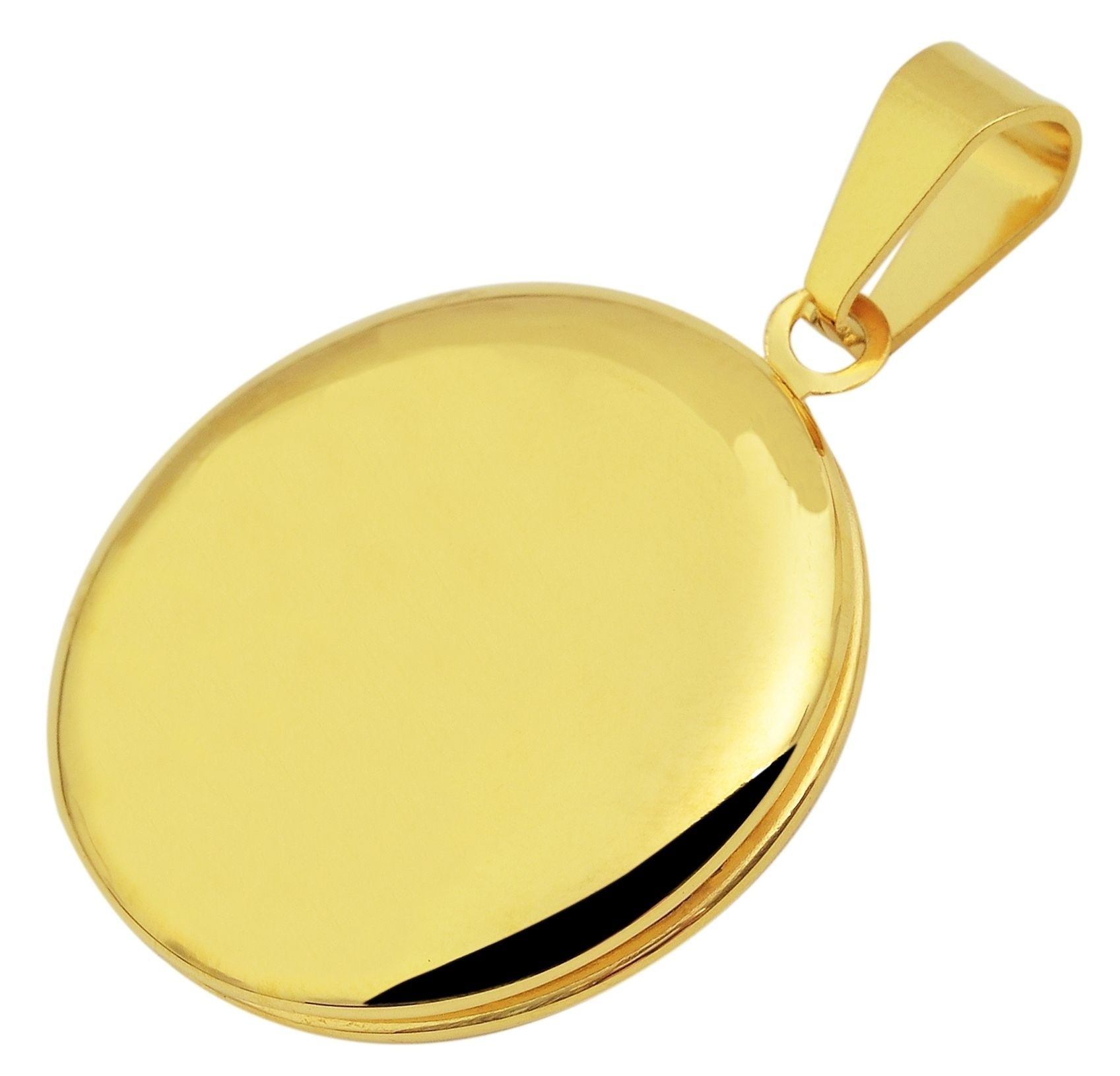 Adelia´s Kettenanhänger »Damen Anhänger ¿ Medaillon Gravuranhänger aus Edelstahl«