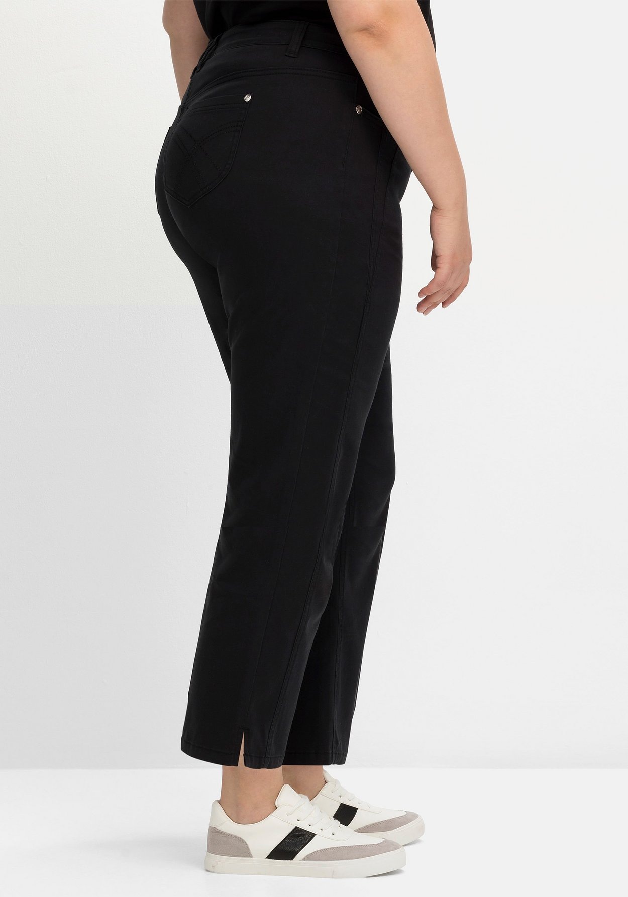 Sheego Stretch-Hose »Twillhose in knöchelfreier Länge«