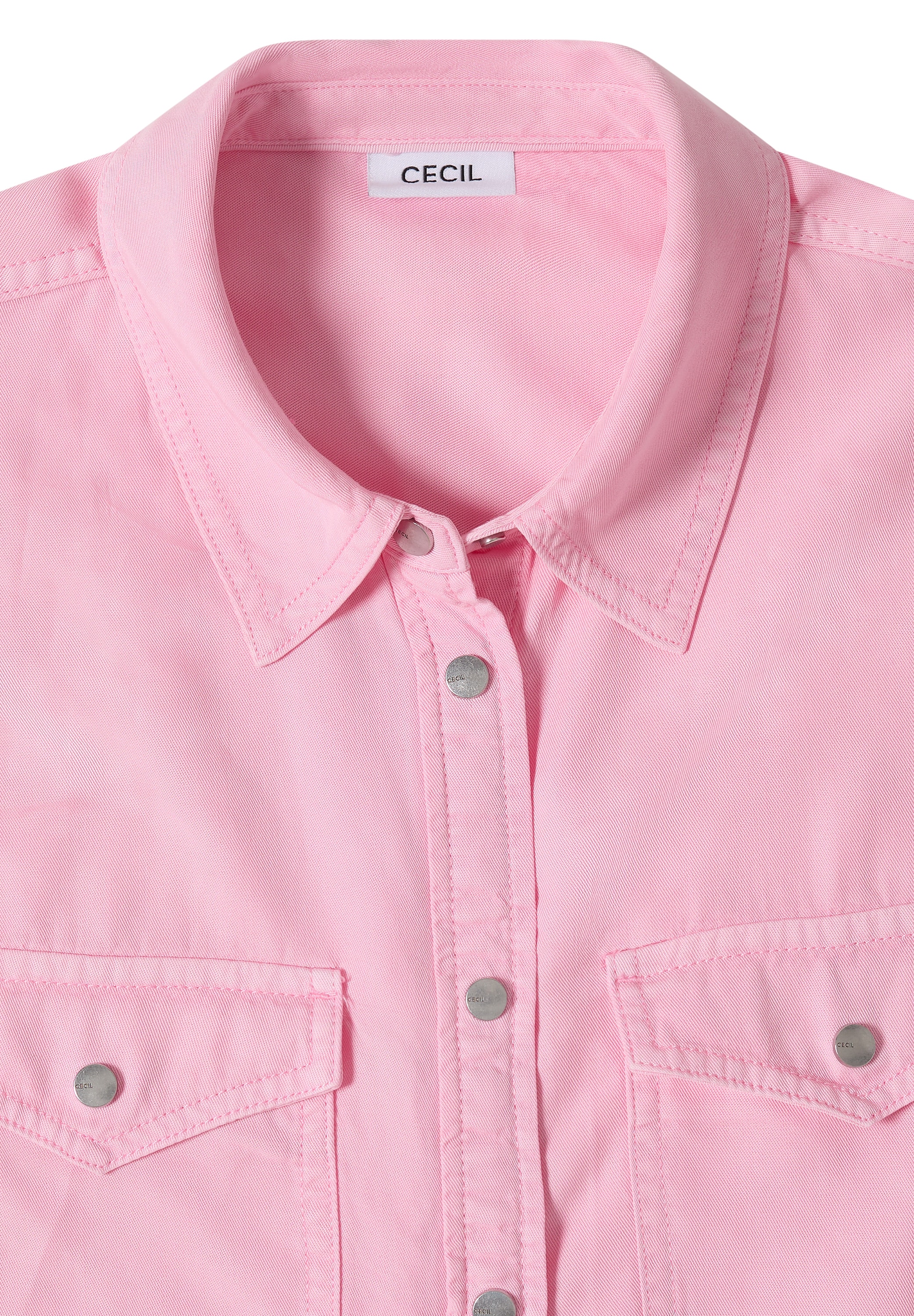 Cecil Langarmbluse mit Brust Tasche