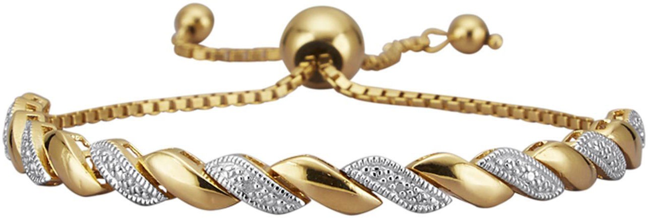 Firetti Armband »Schmuck Geschenk Silber 925 Armschmuck Armkette«, mit Diamant