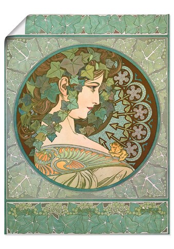 Artland Wandbild »Efeu, 1901«, Frau, (1 St.), in vielen Größen & Produktarten... kaufen
