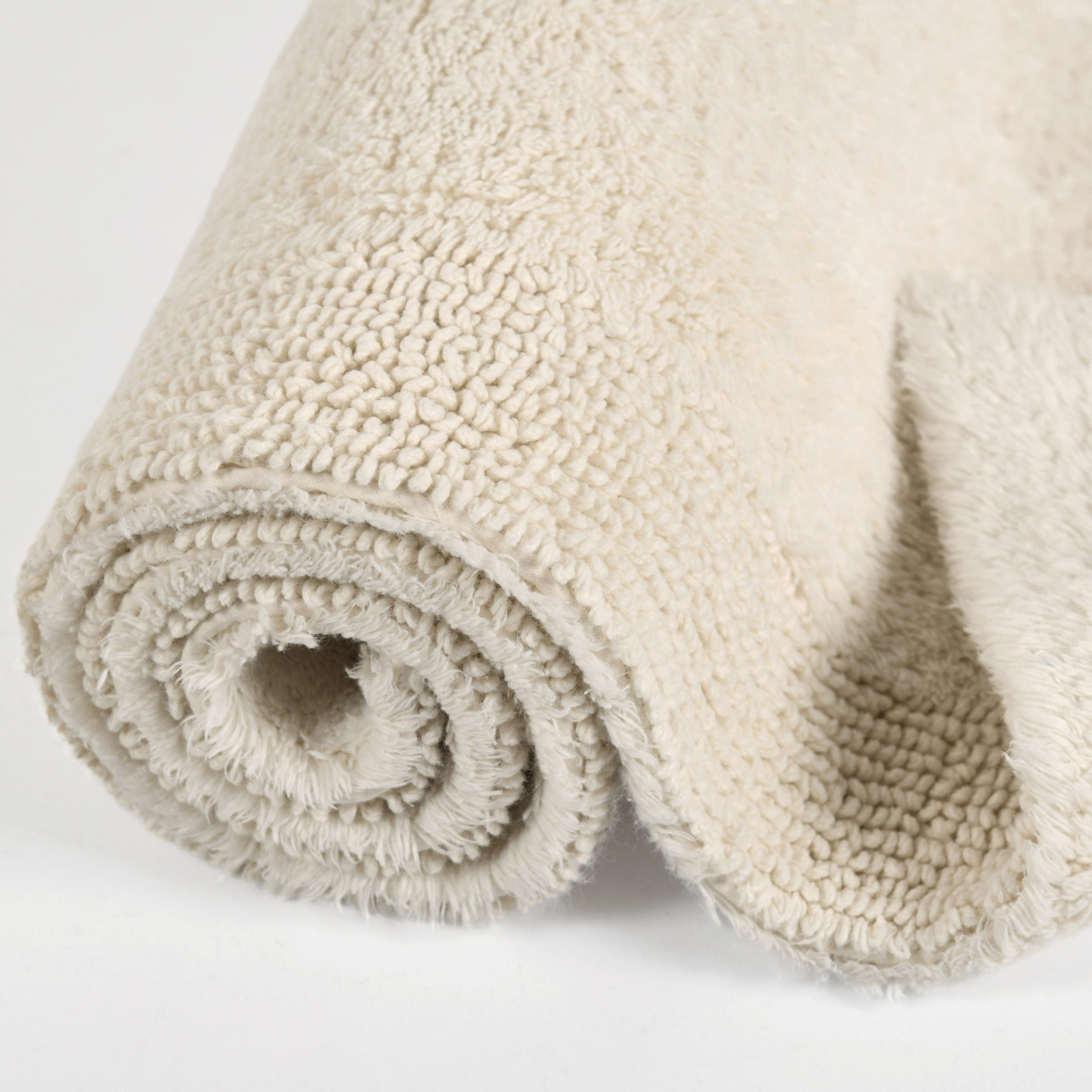 my home Badematte »Kapra, Badvorleger, Badezimmer Teppich«, beidseitig nutzbar-fußbodenheizungsgeeignet-strapazierfähig, mit Bordüre, Badteppich, Badematte, Baumwolle