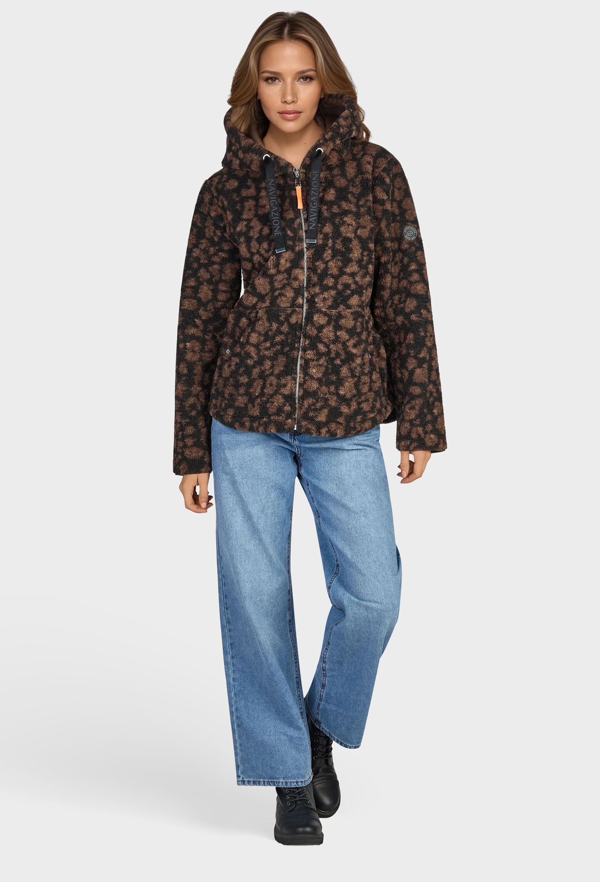 NAVIGAZIONE Sweatjacke »NAVIGAZIONE Jacke« Teddyfleece
