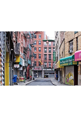 Papermoon Fototapete »MANHATTAN-NEW YORK CHINATOWN GASSE ALT STADT ZIEGEL XXL«,... kaufen