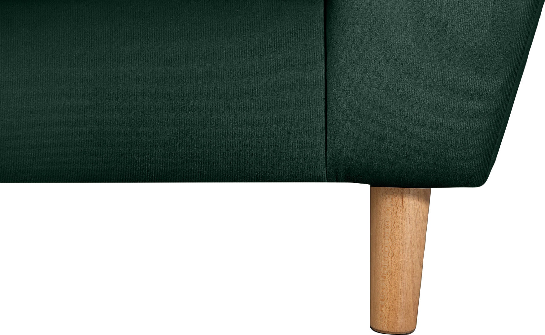 Home affaire Ecksofa »Rice L-Form«, (Set, mit Hocker), mit Bonnellfederkern, Hocker & Kissen, Ottomane beidseitig montierbar