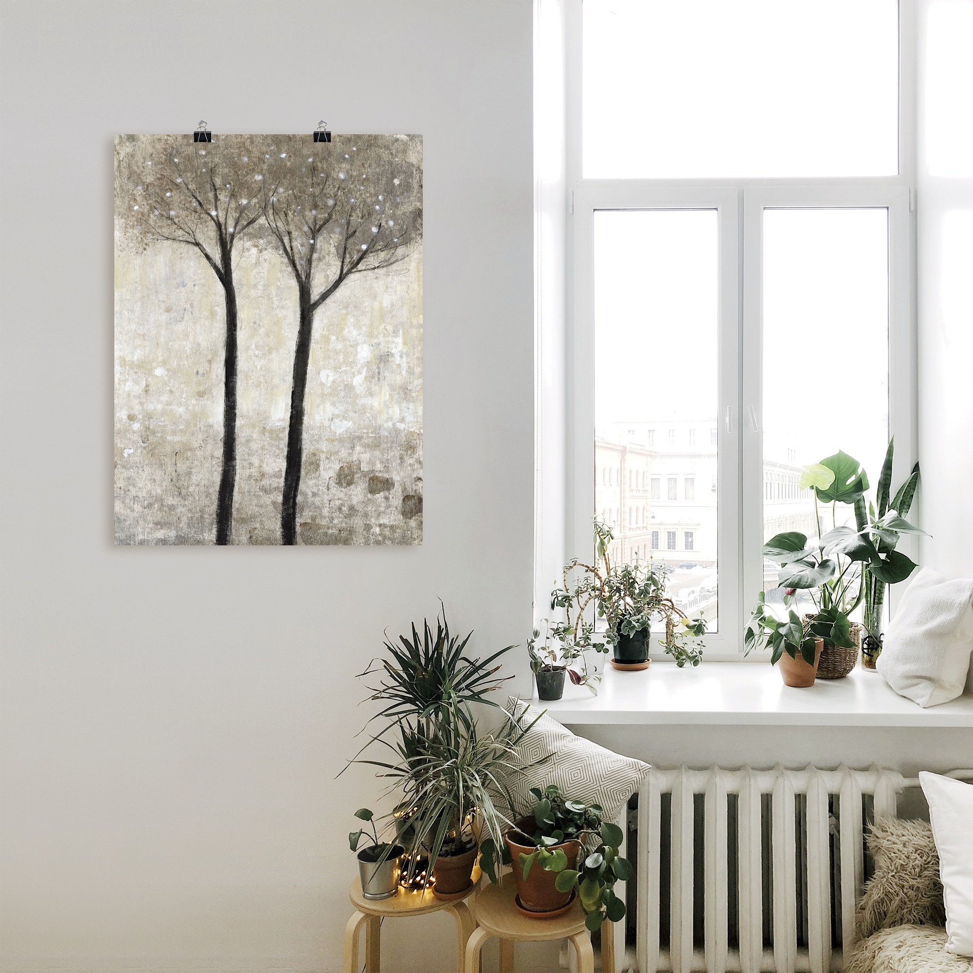 Artland Wandbild »Blühender Baum II«, Bäume, (1 St.), als Leinwandbild, Poster in verschied. Größen