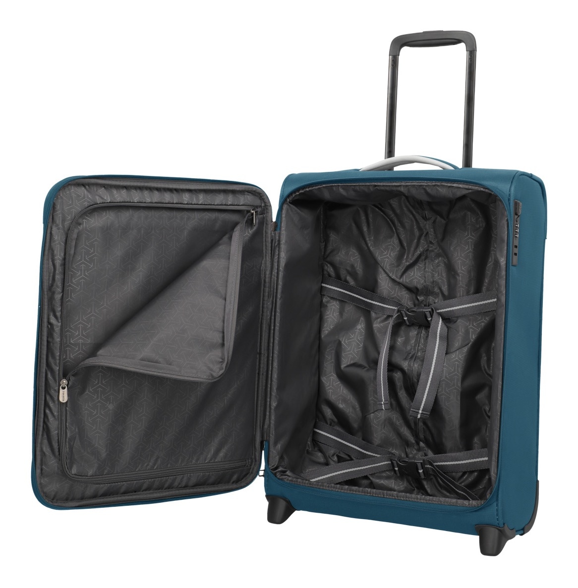 travelite Handgepäck-Trolley »JETPACK Multi Light 2 Cabin Handgepäck Koffer« 41 l 2 Rollen Weichgepäck, passend für Ryanair, Condor und viele gängige Airlines