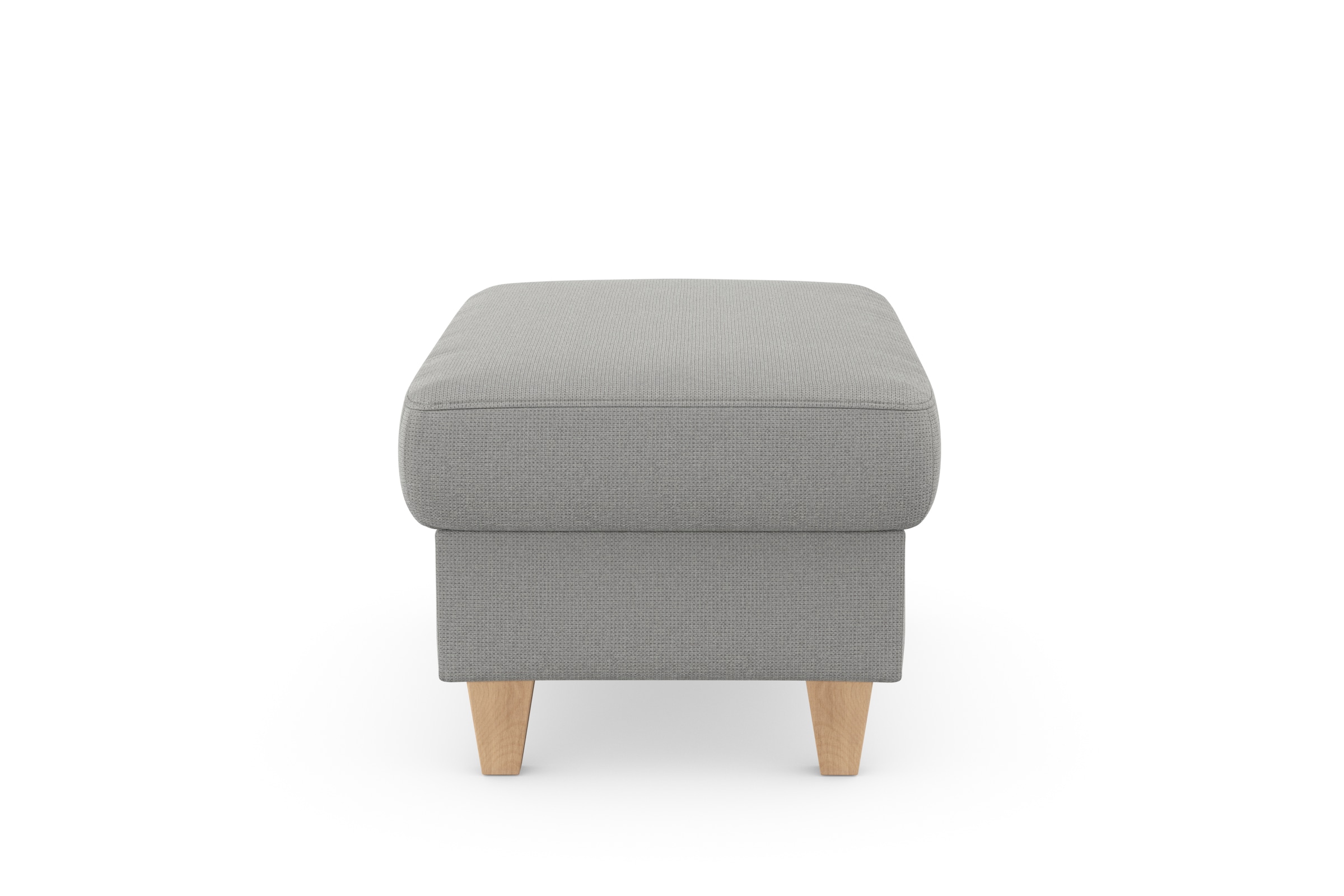 sit&more Stauraumhocker »Farö«, mit Stauraum und Federkern und naturfarbenen Füßen