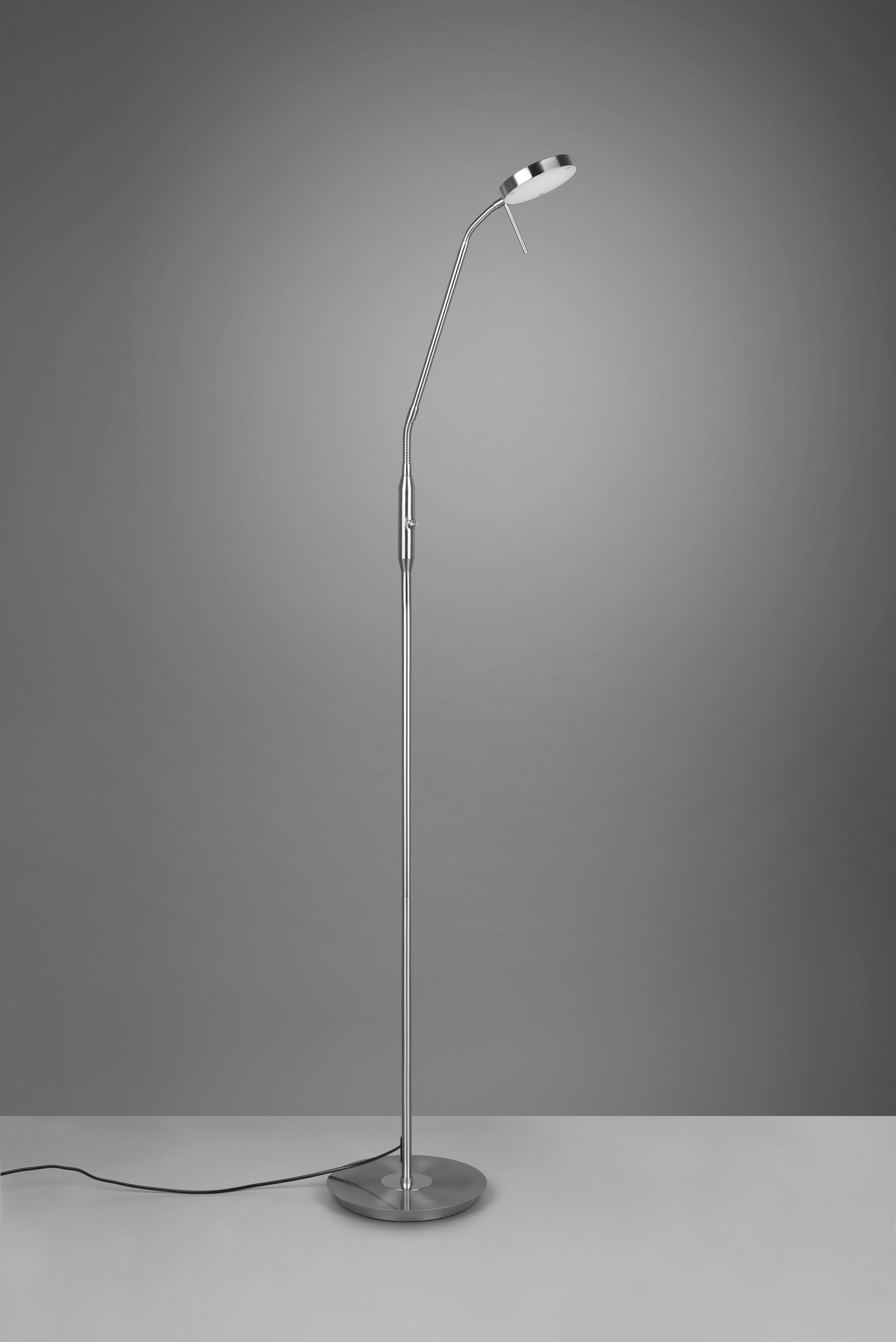 TRIO Leuchten LED Stehlampe »MONZA, Stehleuchte mit Sensordimmer Lichtfarbe einstellbar 2300-4000K«, 1 flammig, Leuchtmittel LED-Board | LED fest integriert, Leuchtenkopf flexibel verstellbar Memoryfunktion Höhe 145-160 cm