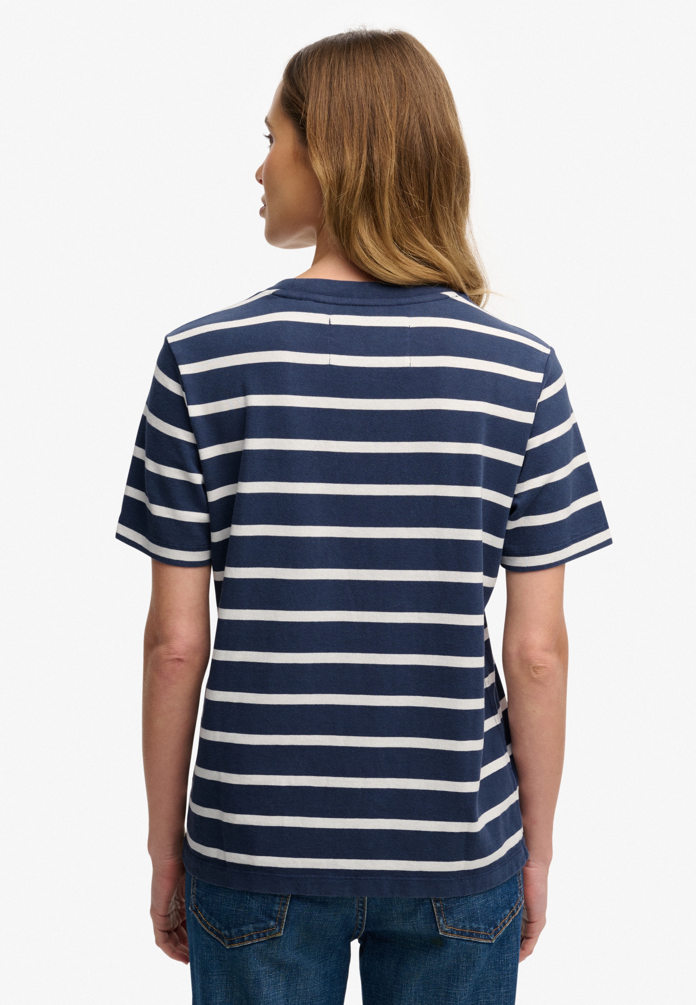 Superdry Kurzarmshirt »Heritage Hamptons Stripe Tee«