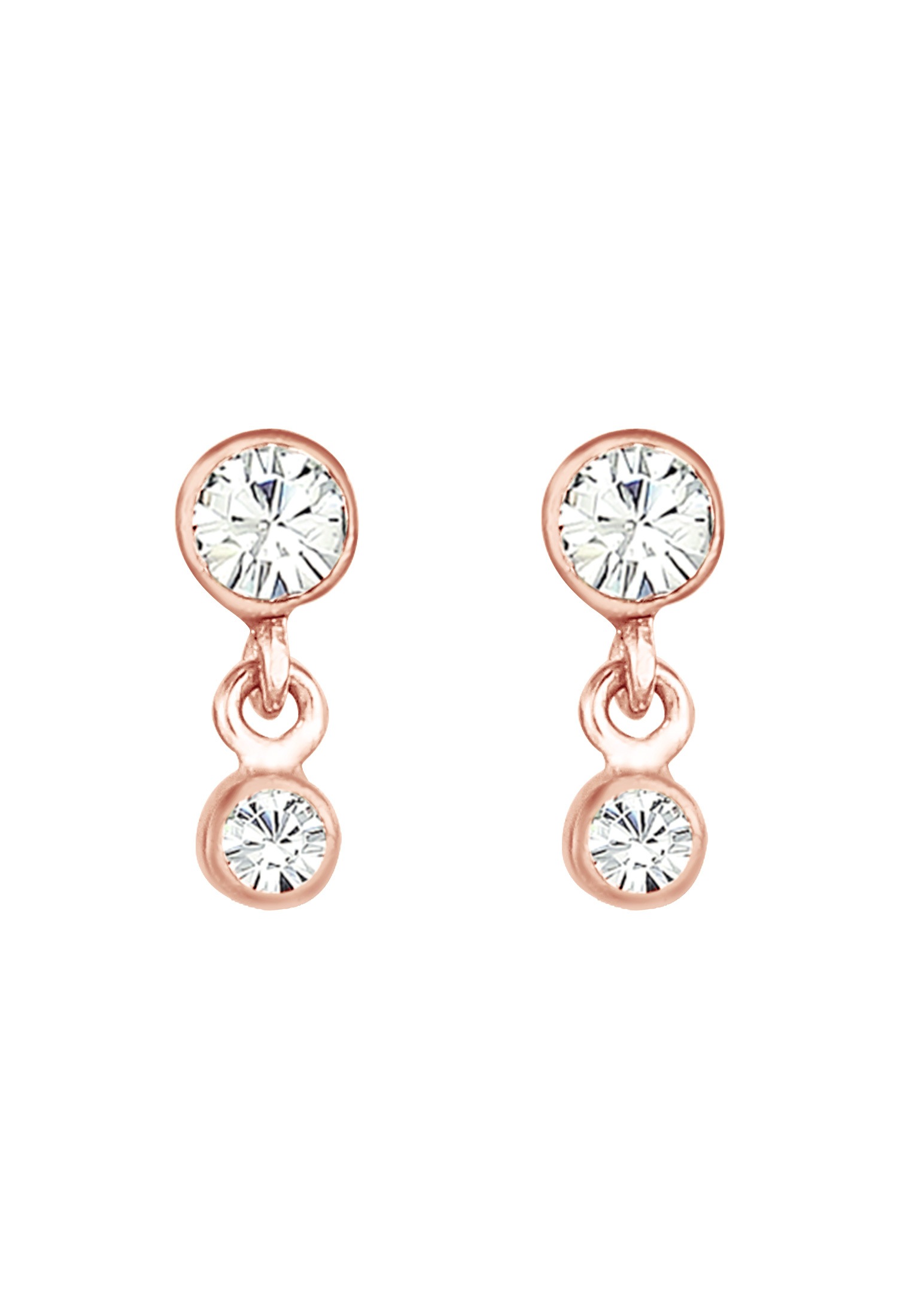 Elli Paar Ohrhänger »Ohrringe Ohrhänger 925 Silber, mit Kristallen von Swarovski®«