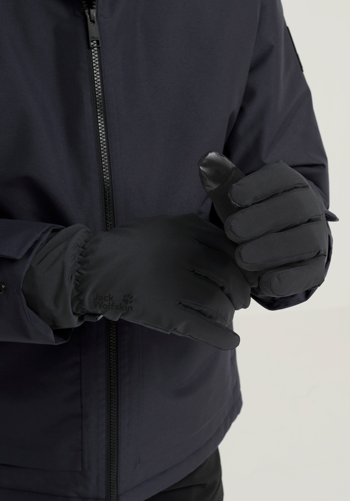 Jack Wolfskin Fleecehandschuhe »HIGHLOFT GLOVE« Handschuhe, warm, touchscreen-kompatibel