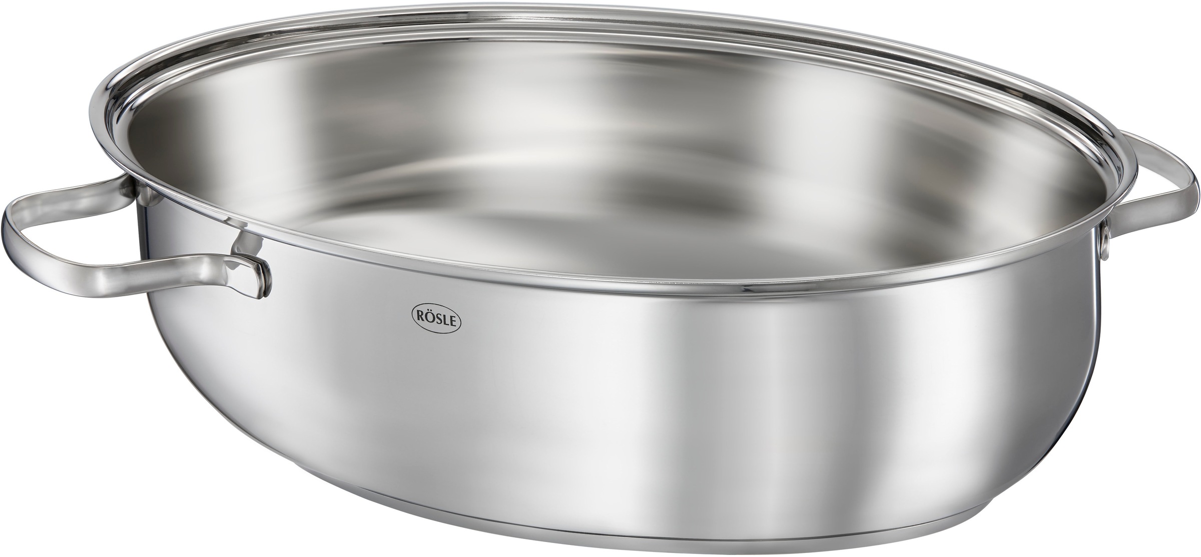 RÖSLE Bräter »ELEGANCE«, Edelstahl 18/10, spülmaschinen- und induktionsgeeignet, PTFE, 8 Liter