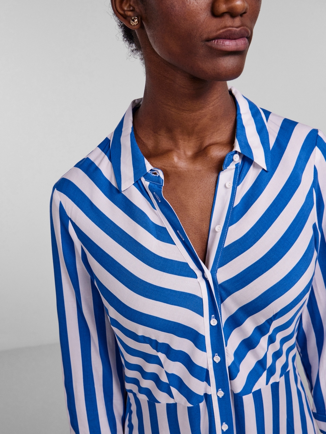 Y.A.S Hemdblusenkleid »YASSAVANNA LONG SHIRT DRESS«, mit 3/4 Ärmel