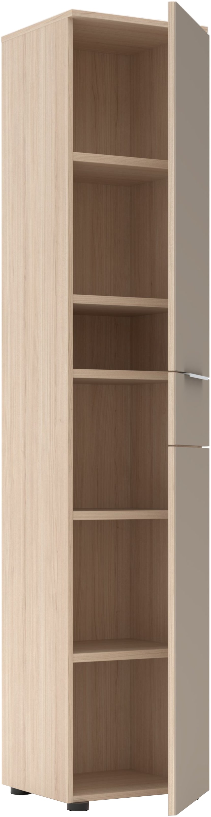 Innostyle Aktenschrank »Büroschrank Santorin, 40/198/38 cm ( B/H/T)« 1 Stk. tlg. 1 Tür links/rechts verwendbar, Softclose, Klarglas, ABS Schutzkante