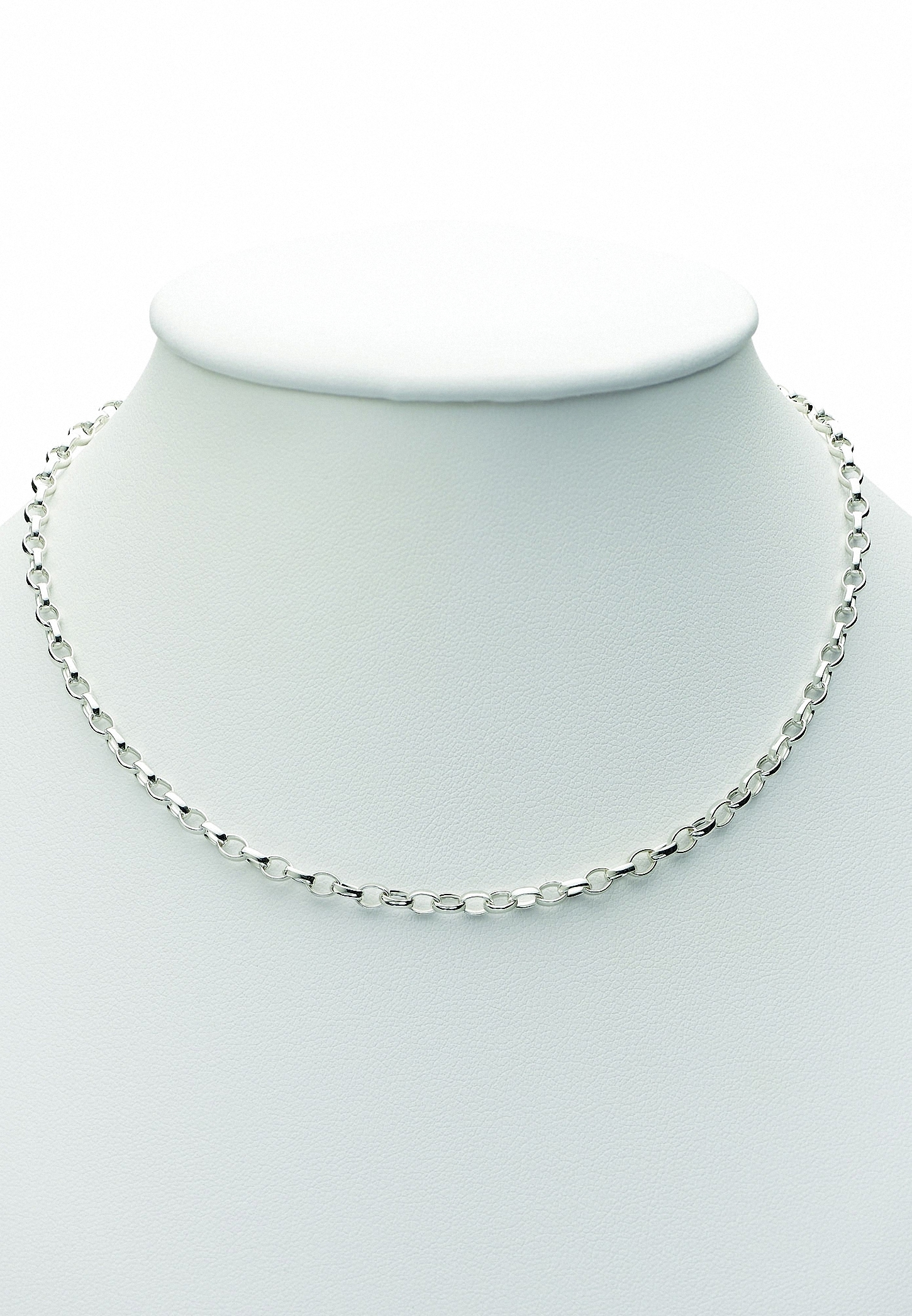 Adelia´s Silberkette »925 Silber Weit Anker Halskette 80 cm Ø 3,1 mm«