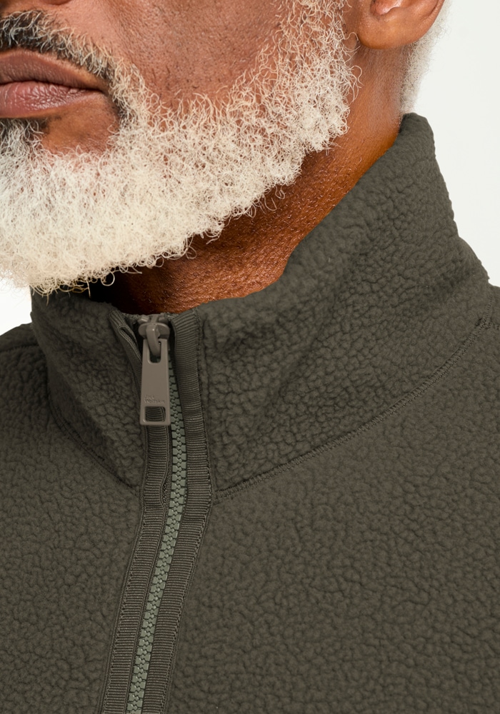 Jack Wolfskin Fleecejacke »LITE CURL FZ M« Atmungsaktiv, leicht, Übergangsjacke