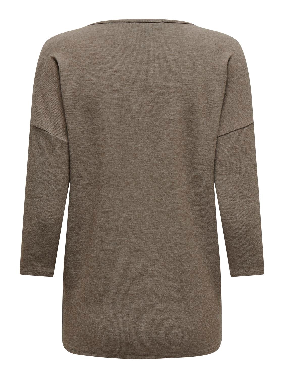 ONLY 3/4-Arm-Shirt »ONLGLAMOUR 3/4 TOP JRS NOOS«, in lässiger Oversize-Form