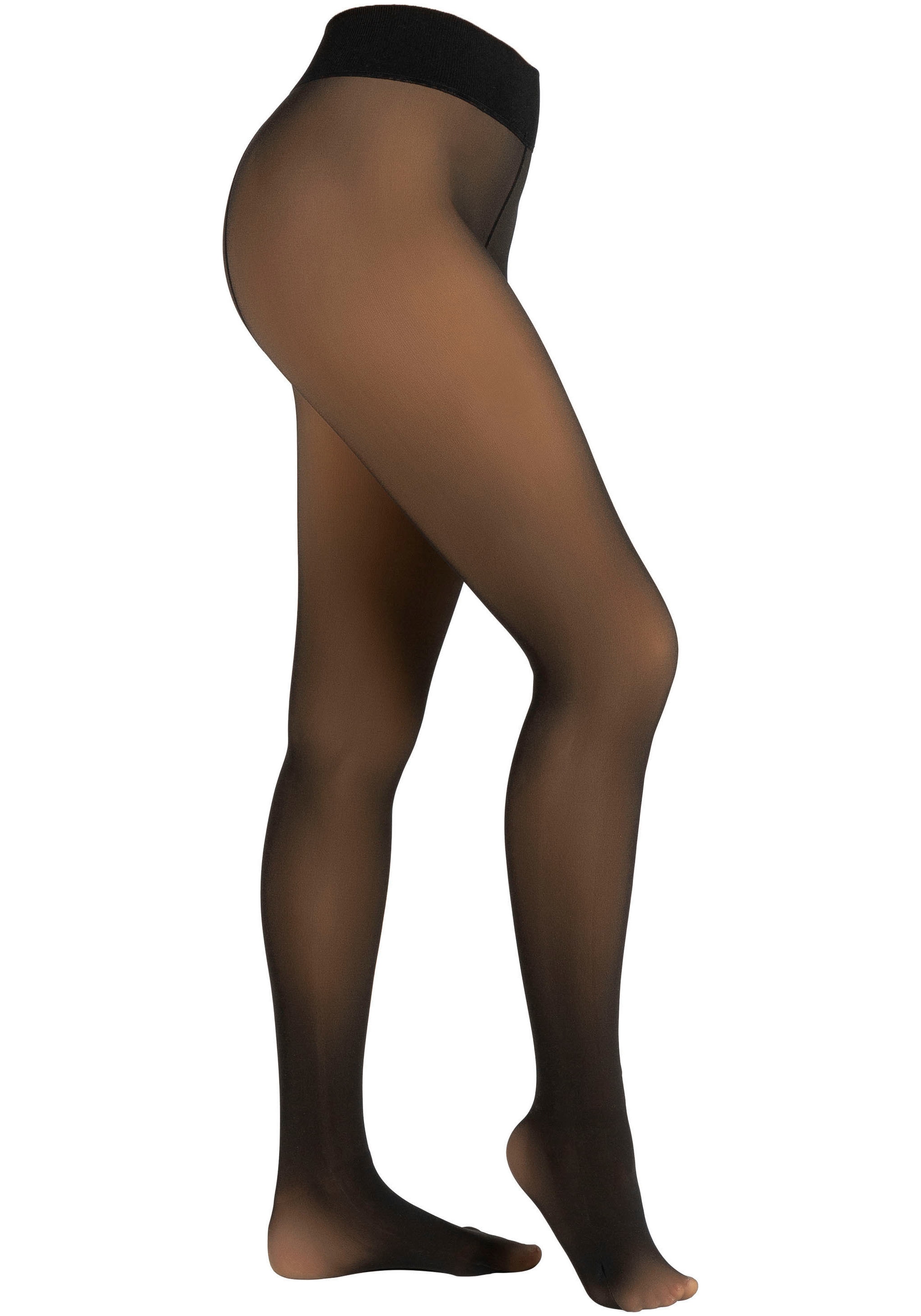 Camano Strumpfhose »comfort«, (1er Pack), Thermo Warm & Transparent Tights, 120DEN, Komfort-Baumwollzwickel
