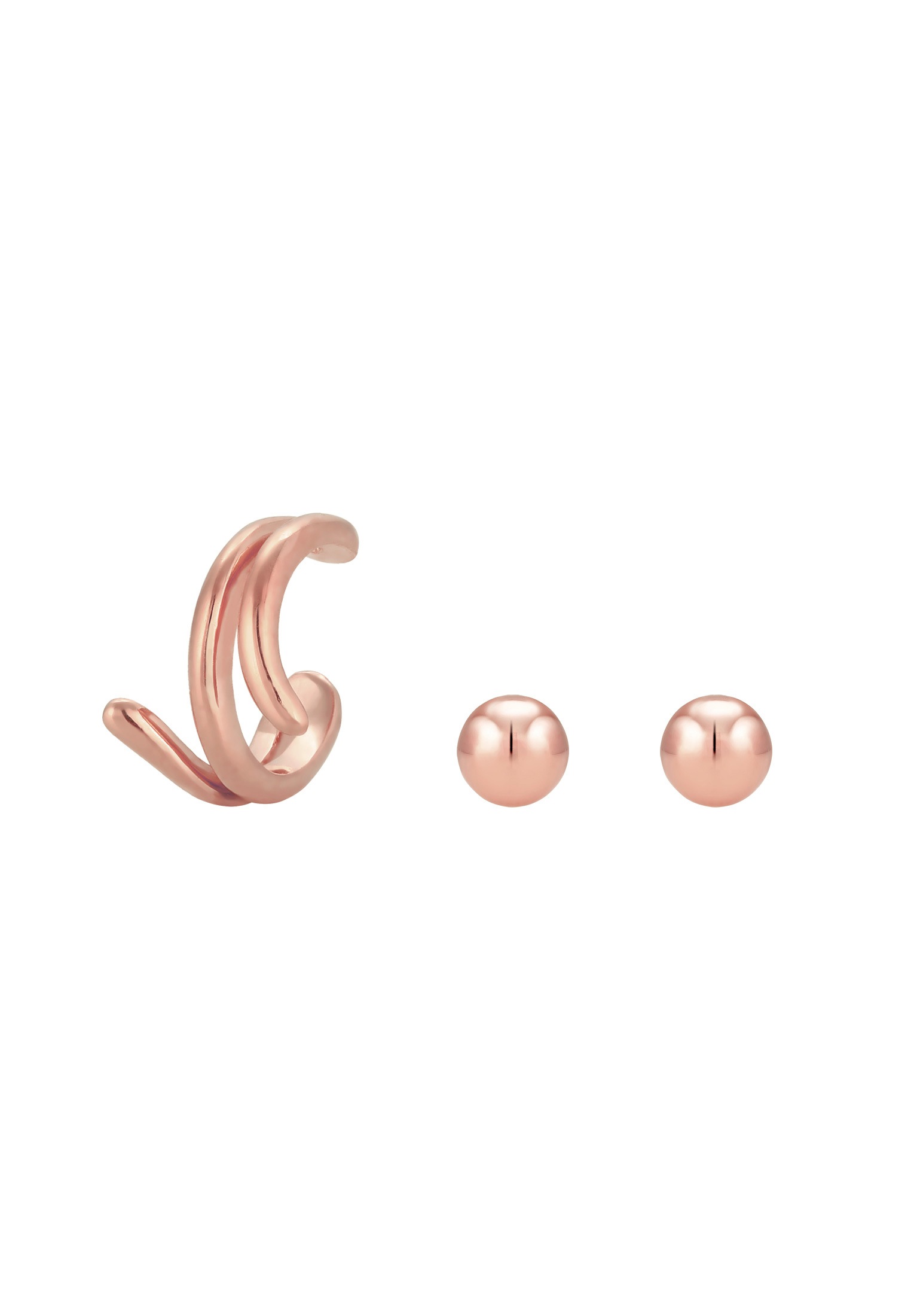 Elli Ohrstecker-Set »Ohrringe Ohrstecker Earcuff 2er Set 925 Sterling Silber«