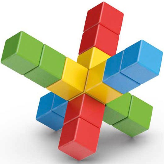 Geomag™ Magnetspielbausteine »GEOMAG™ Magicube Creative Set«, (16 St.), Made in Europe