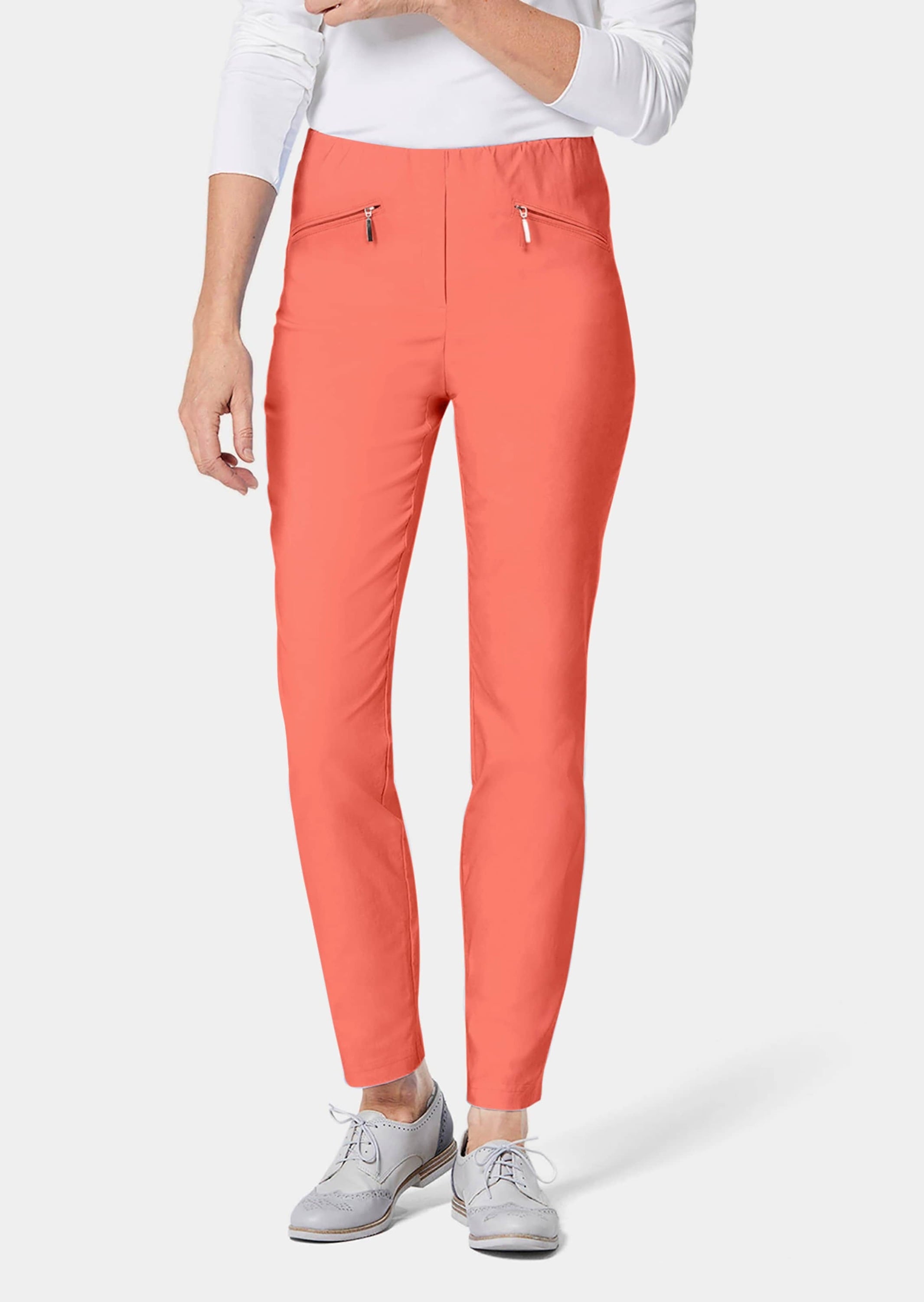 GOLDNER 2-in-1-Hose »Kurzgröße Schlupfhose LOUISA mit Steppnähten«