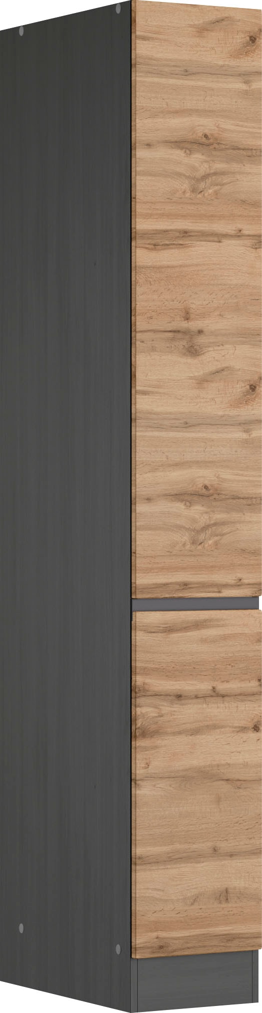 KOCHSTATION Apothekerschrank »KS-Riesa« Breite 30 cm, MDF-Fronten