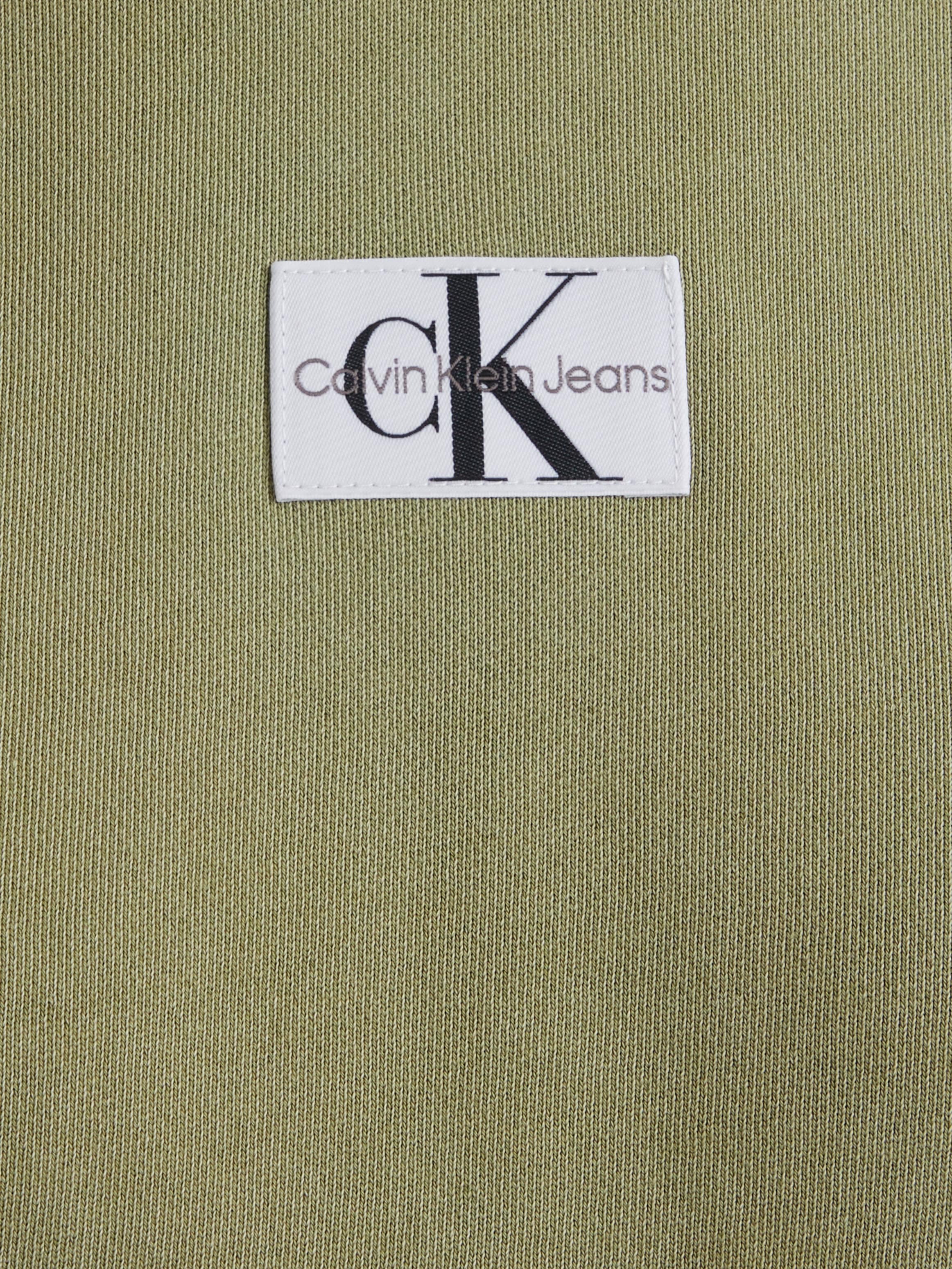 Calvin Klein Jeans Kapuzensweatshirt »WASHED WOVEN LABEL HOODIE«, mit Logoschriftzug