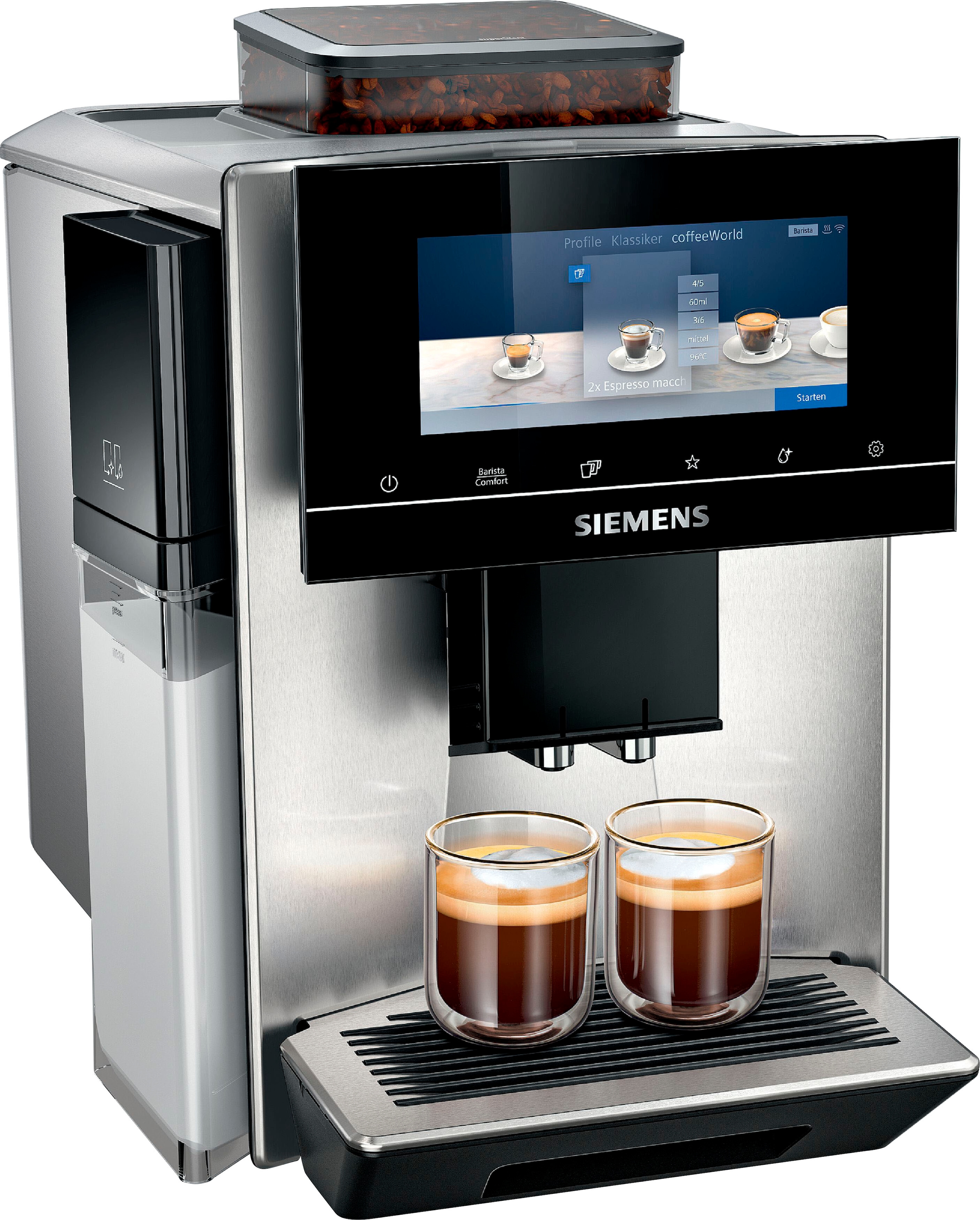 Kaffeevollautomat »EQ900 TQ903DZ3, auto. Reinigen und Entkalken, 6,8" TFT-Display«,...