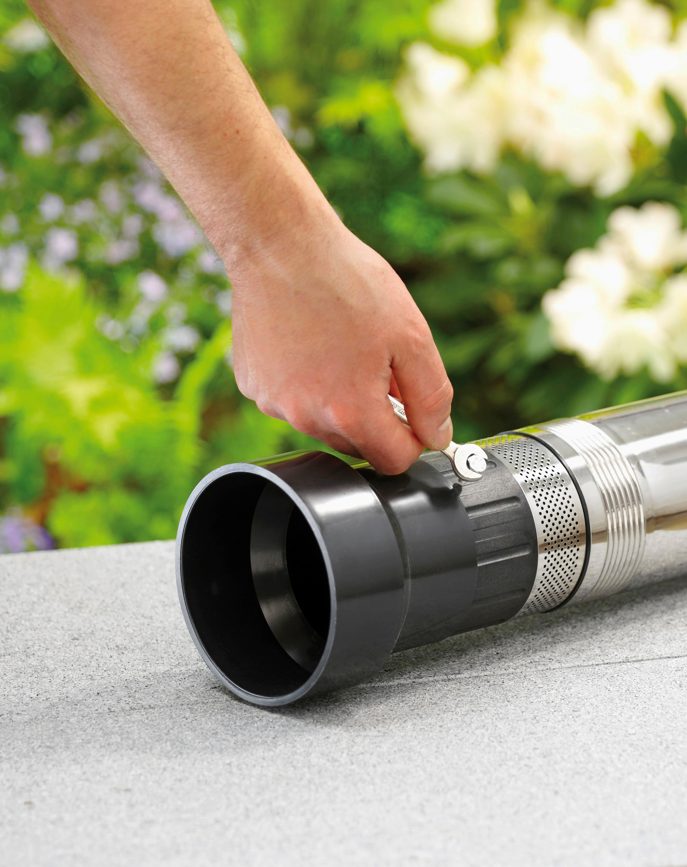 GARDENA Tiefbrunnenpumpe »6000/5 inox automatic, 1499-20«, 6000 l/h max. Fördermenge