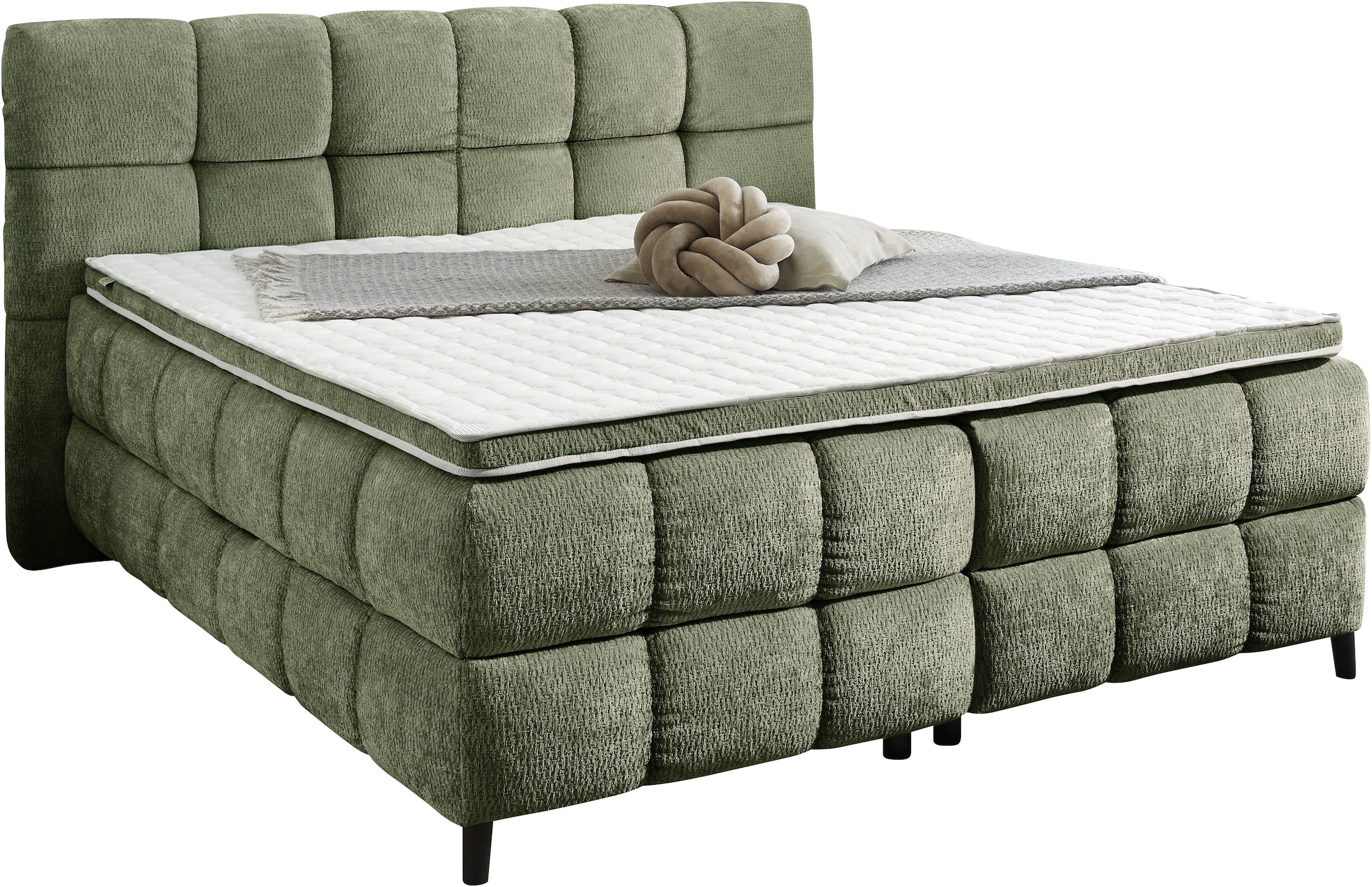 Jockenhöfer Gruppe Boxbett »Molly in der Breite 180cm, inkl. Bettkasten« 7-Zonen-TTFK-Matratze, Kaltschaum-Topper, verschiedenen Farben