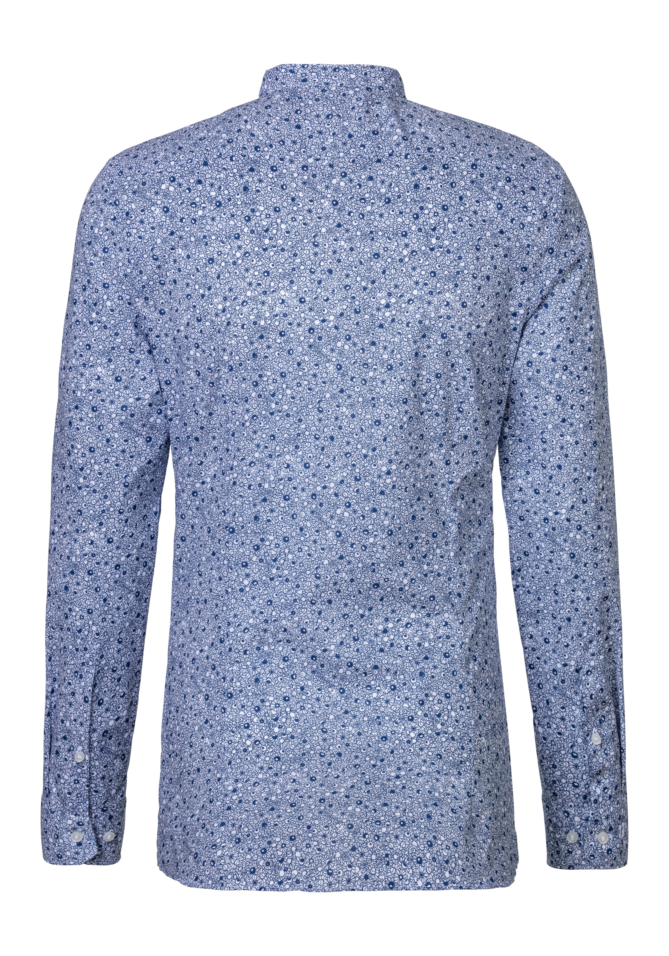 OLYMP Businesshemd »No. Six super slim«, Mit Allover Blumenprint