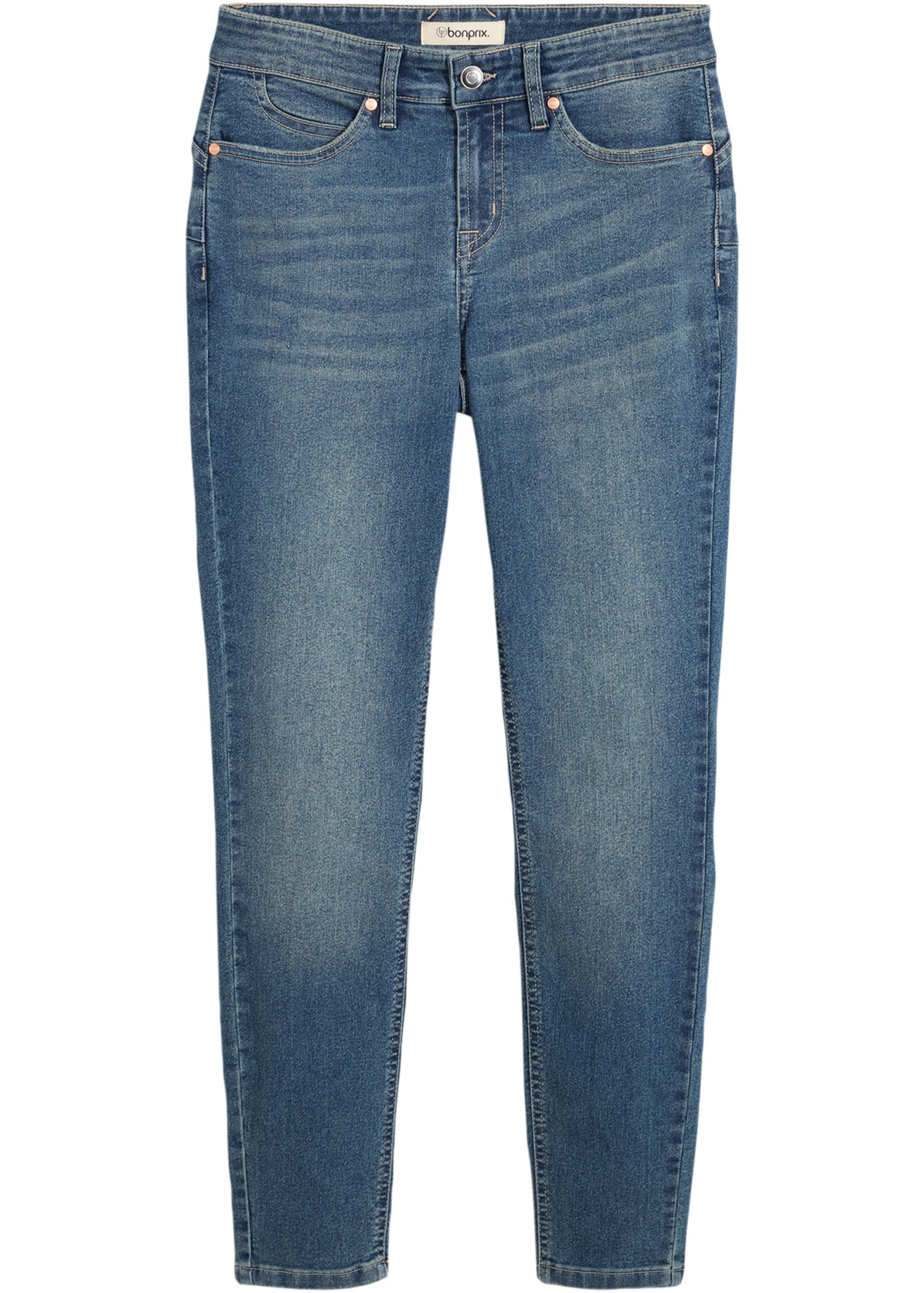 bonprix Skinny-fit-Jeans 1 tlg. mit Stretch-Anteil, bequemer Sitz, hoher Baumwollanteil