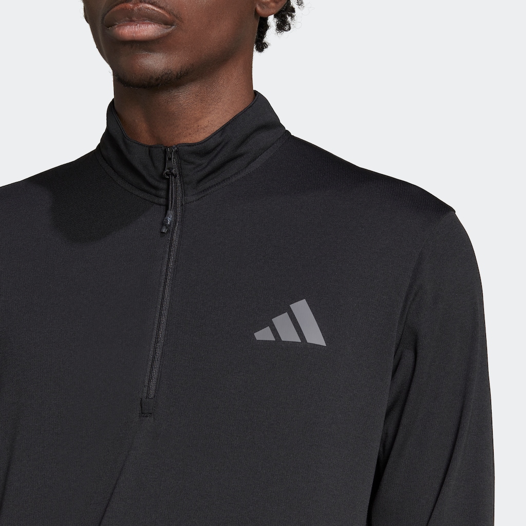 adidas Performance Sweatshirt »TRAIN ESSENTIALS SEASONAL TRAINING 1/4ZIP LONGSLEEVE«