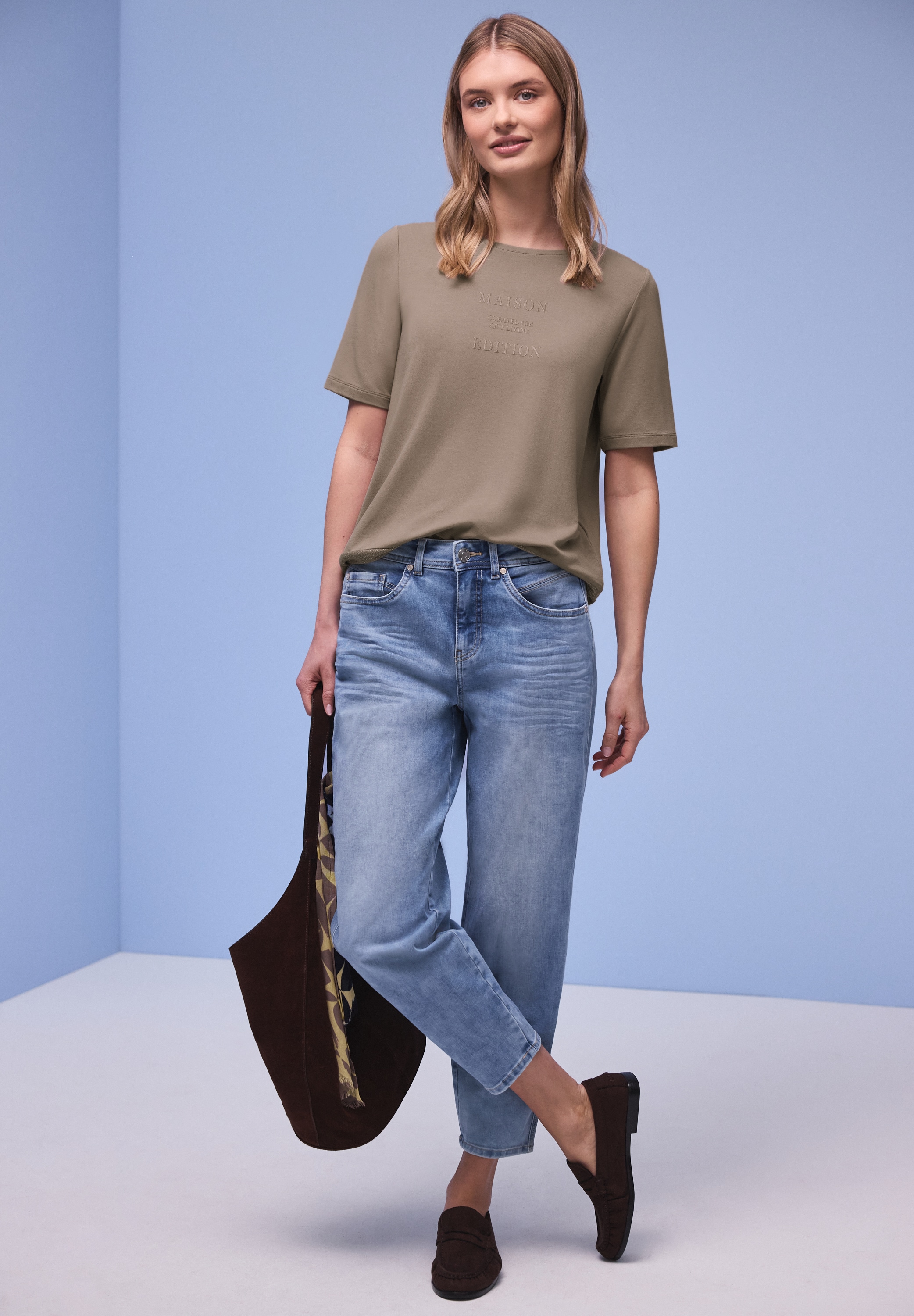 STREET ONE Kurzarmshirt mit Print