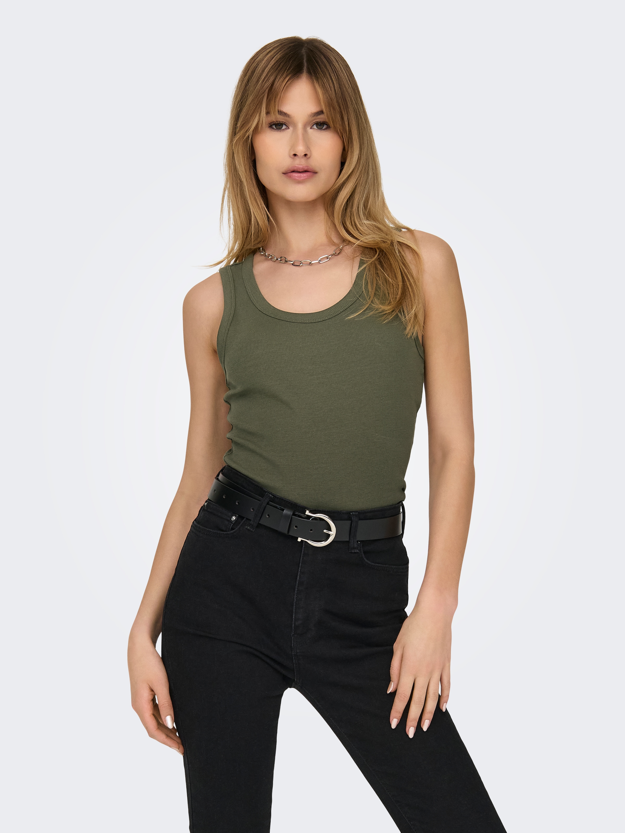 ONLY Tanktop »ONLEASY S/L TANK TOP JRS 2 PACK«, (Set, 2 tlg.)