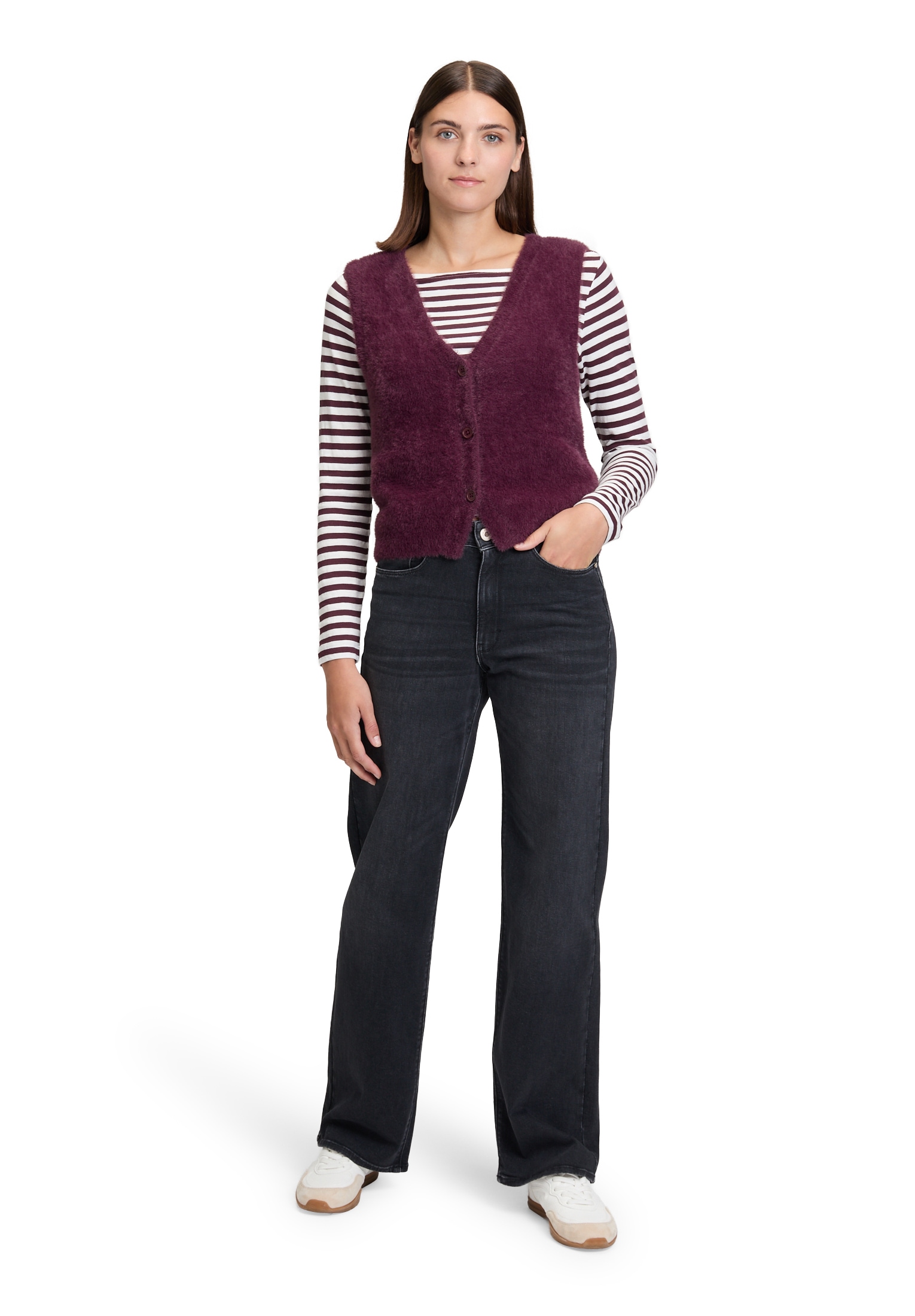 Betty&Co Cardigan »Strick-Cardigan mit Knopfleiste«