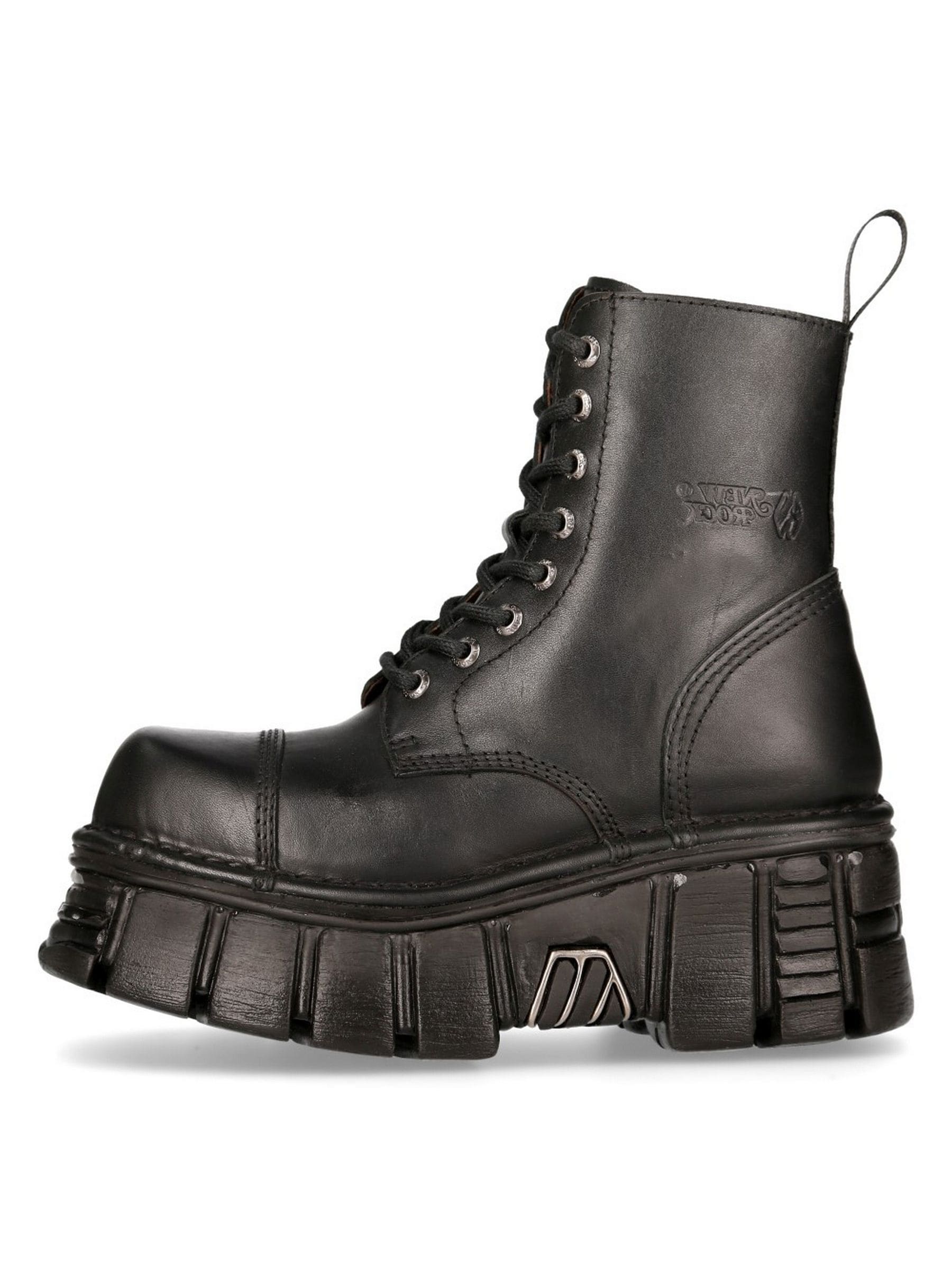 NEW ROCK Plateaustiefelette »Plateau Ankle Boots M-NEWMILI083-S39«  Handgefertigt, Made in Spain