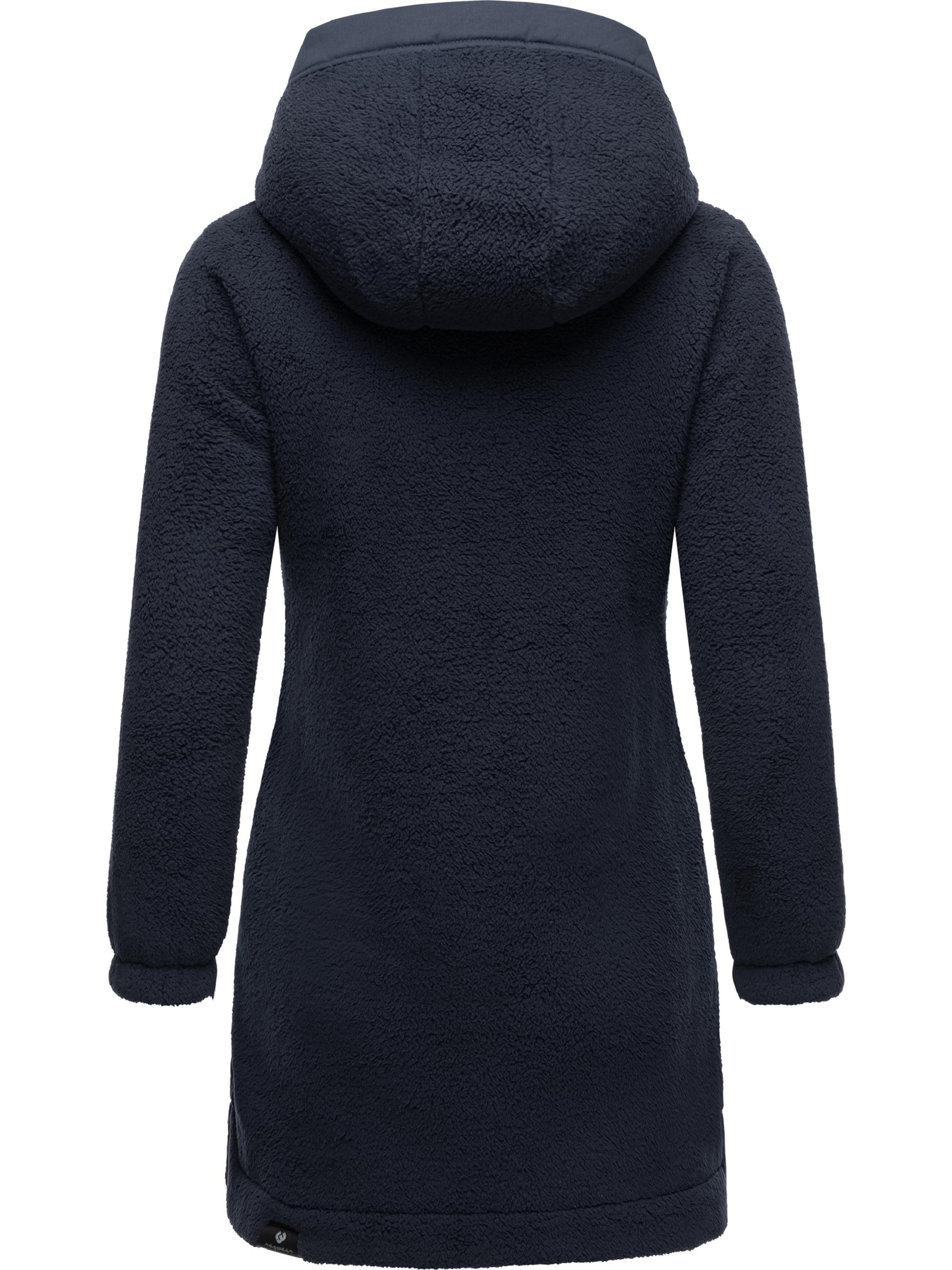 Ragwear Outdoorjacke »Übergangsjacke Cousy«, mit Kapuze, flauschige Übergangsjacke mit Teddyfell und Kapuze