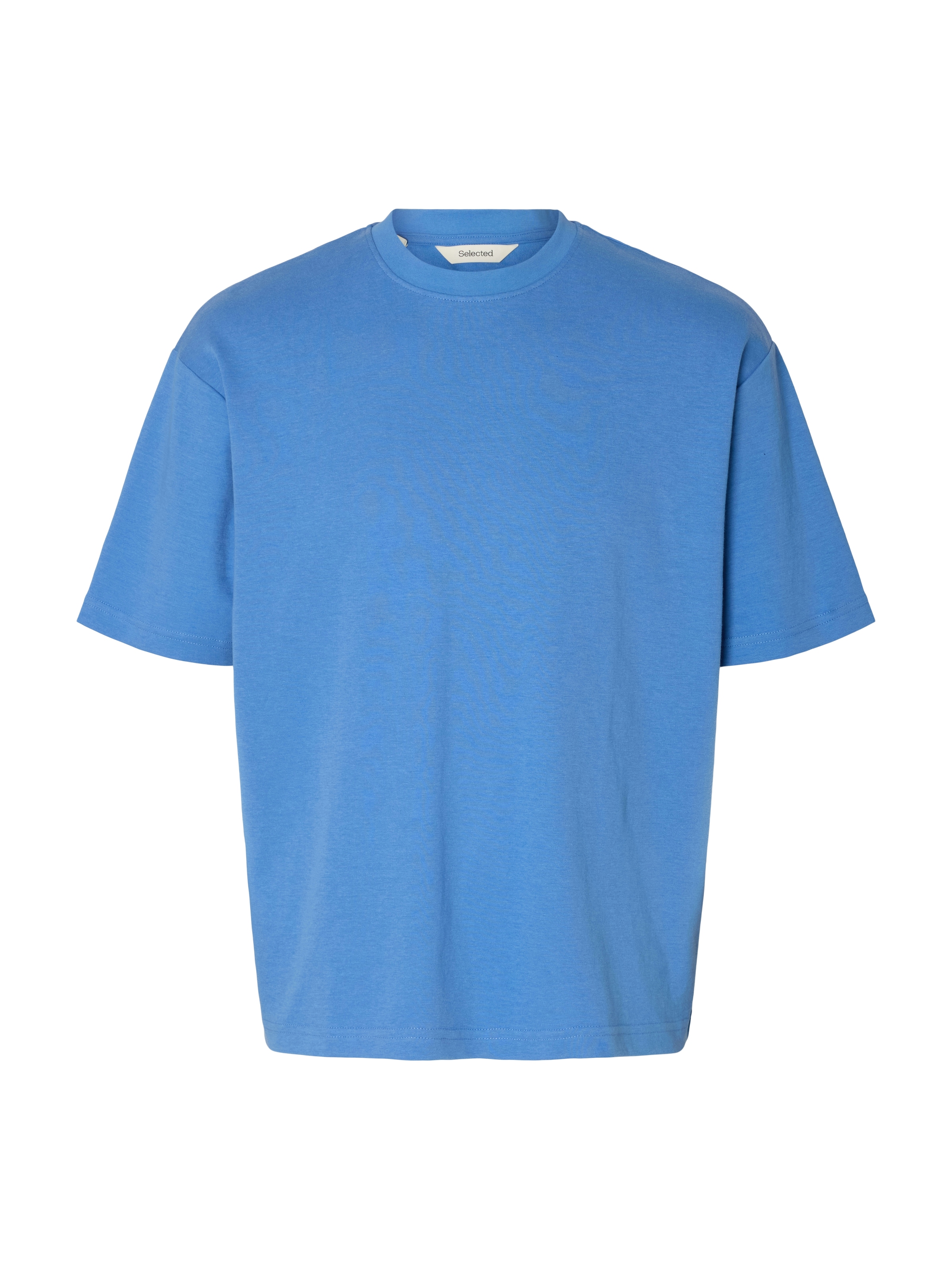 SELECTED HOMME Rundhalsshirt »SLHLOOSEOSCAR SS O-NECK TEE NOOS«