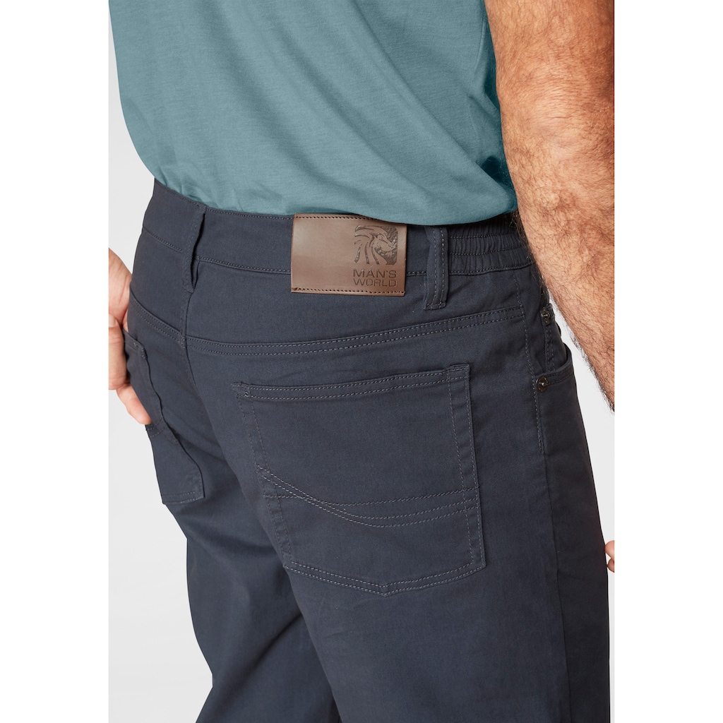 Man's World Dehnbund-Hose, Stretchhose mit Dehnbund