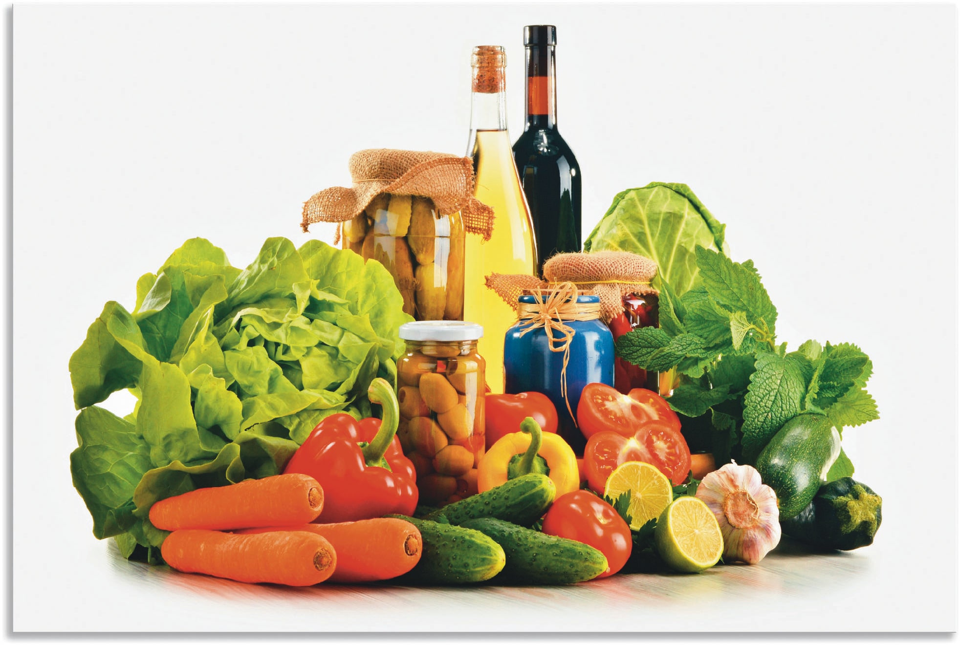 Artland Wandbild »Gemüse Stillleben I«, versch. Leinwandbild, als Online Alubild, OTTO im in oder Shop St.), (1 Lebensmittel, Poster Wandaufkleber Größen