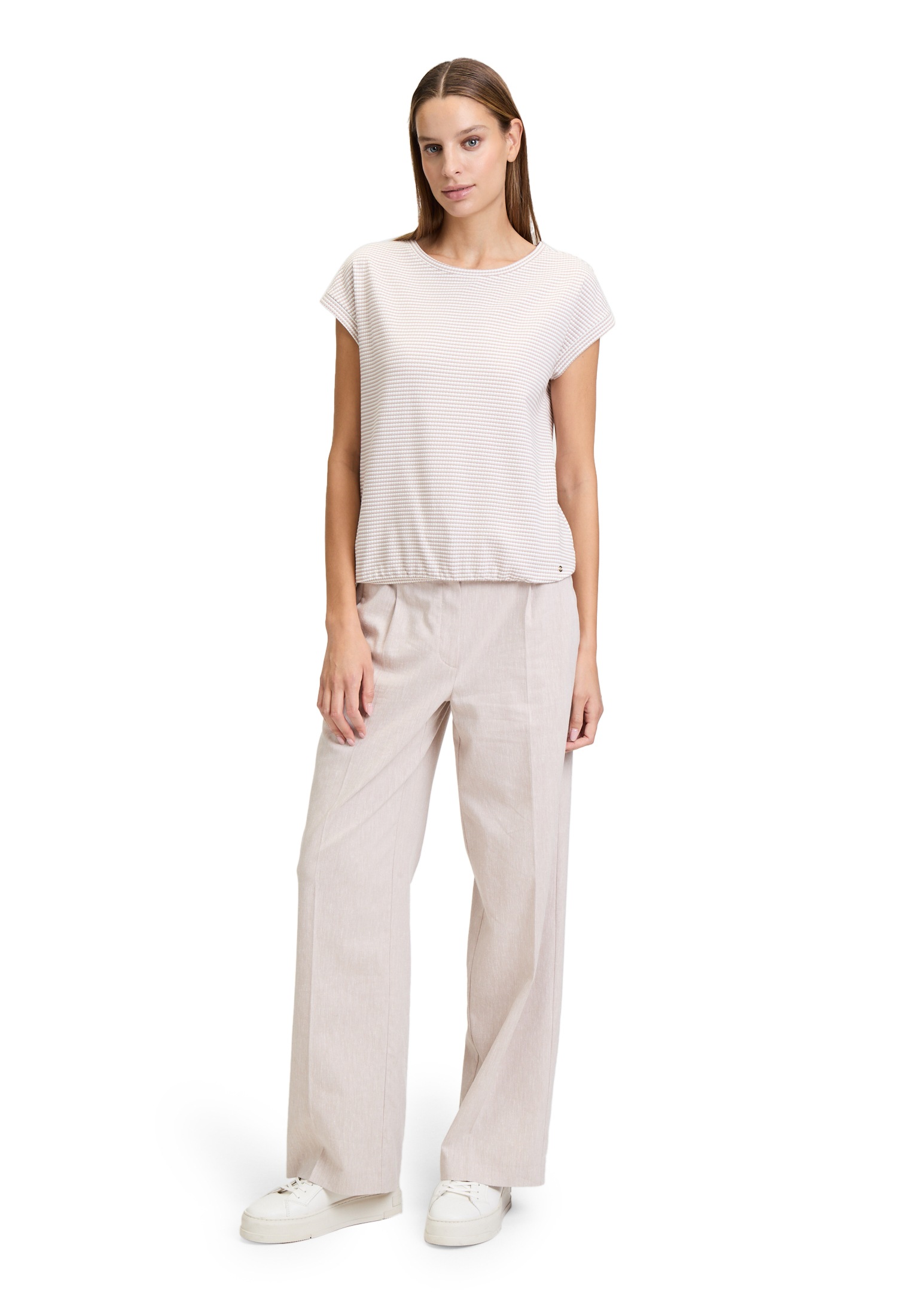Betty&Co Kurzarmshirt »Casual-Shirt mit Gummizug«