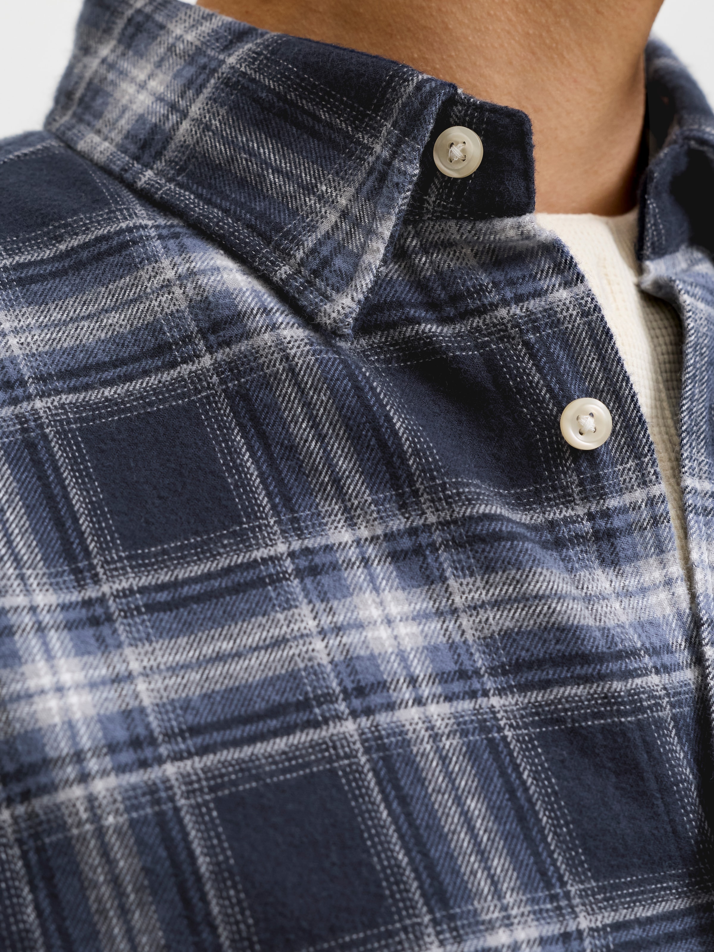 Jack & Jones PlusSize Langarmhemd »JJEFIELD CHECK SHIRT LS SN PLS« Baumwolle, relaxed fit