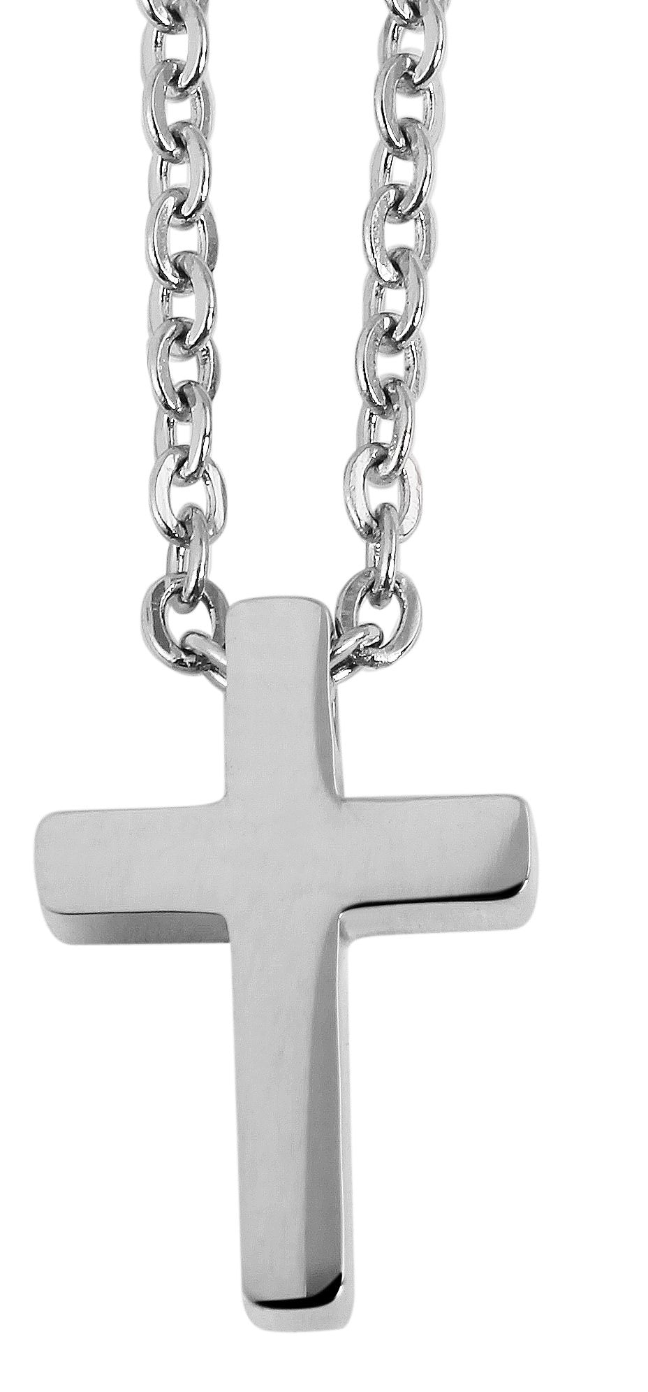 Adelia´s Kette ohne Anhänger »Unisex Halskette mit Anhänger ¿ Kreuz aus Edelstahl«