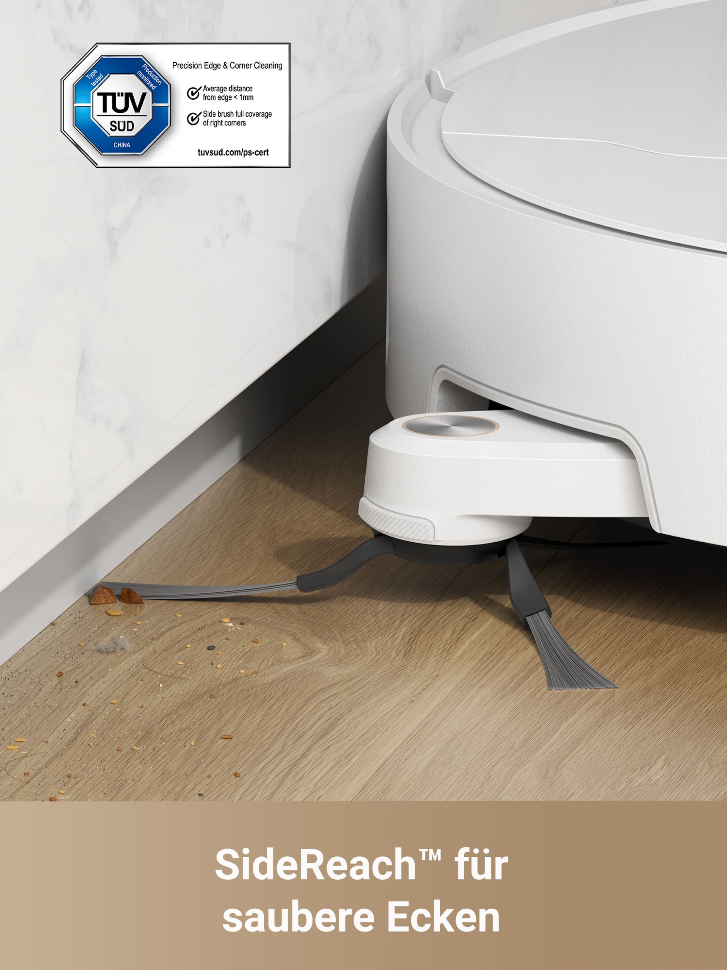 Dreame Saugroboter »Saugroboter Dreame L40 Ultra mit Wischfunktion«, 11000 Pa Saugleistung/Automatische Wartung der 7-in-1 Basisstation