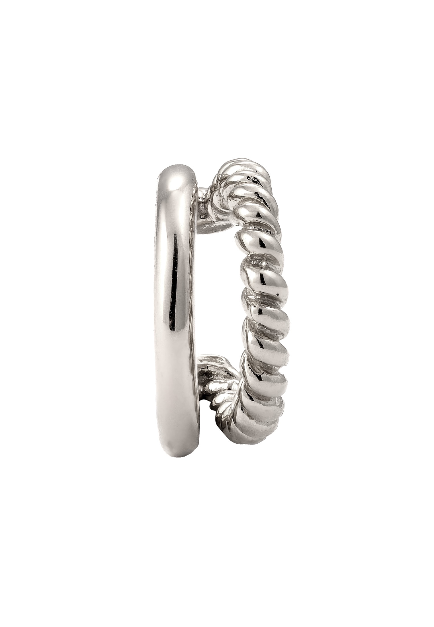 Elli Ohrklemme »Ohrringe Earcuff Single Twist Look 925 Sterling Silver«