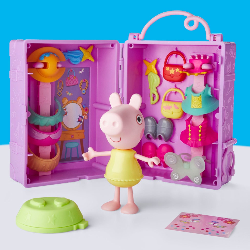 Hasbro Spielwelt »Peppa Pig Peppas Anziehspaß-Kleiderschrank«