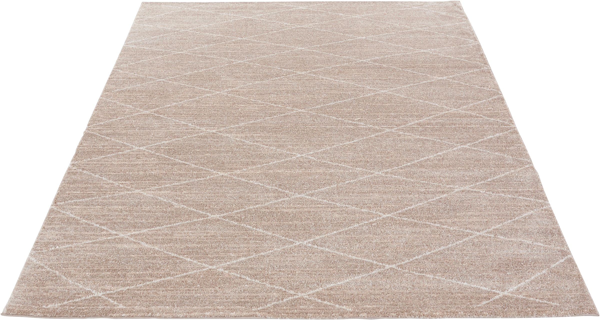 LeGer Home by Lena Gercke Teppich »Aliza«, rechteckig, 14 mm Höhe, weiche Haptik, Berber-Optik, Boho Look, Wohnzimmer