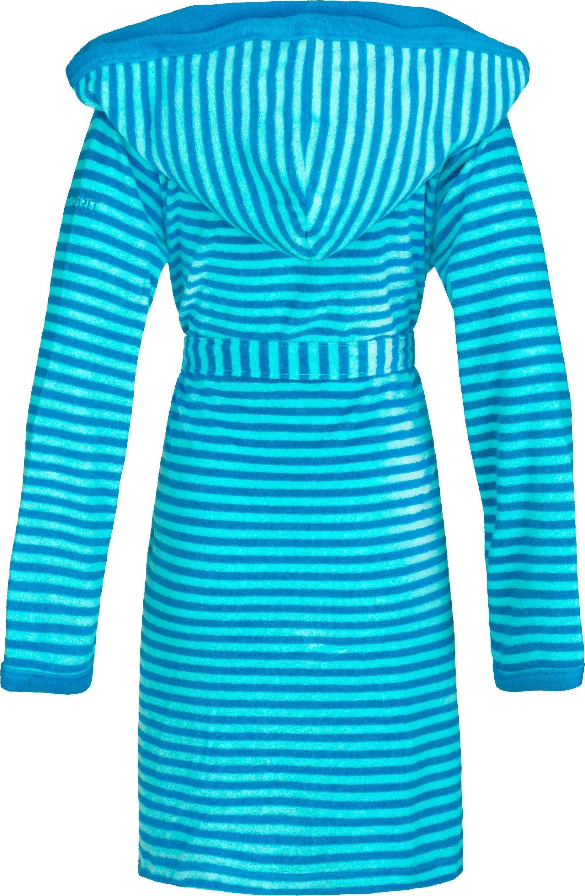 Esprit Damenbademantel »Striped Hoody«, (1 St., mit Gürtel), mit Kapuze,  gestreift kaufen bei OTTO